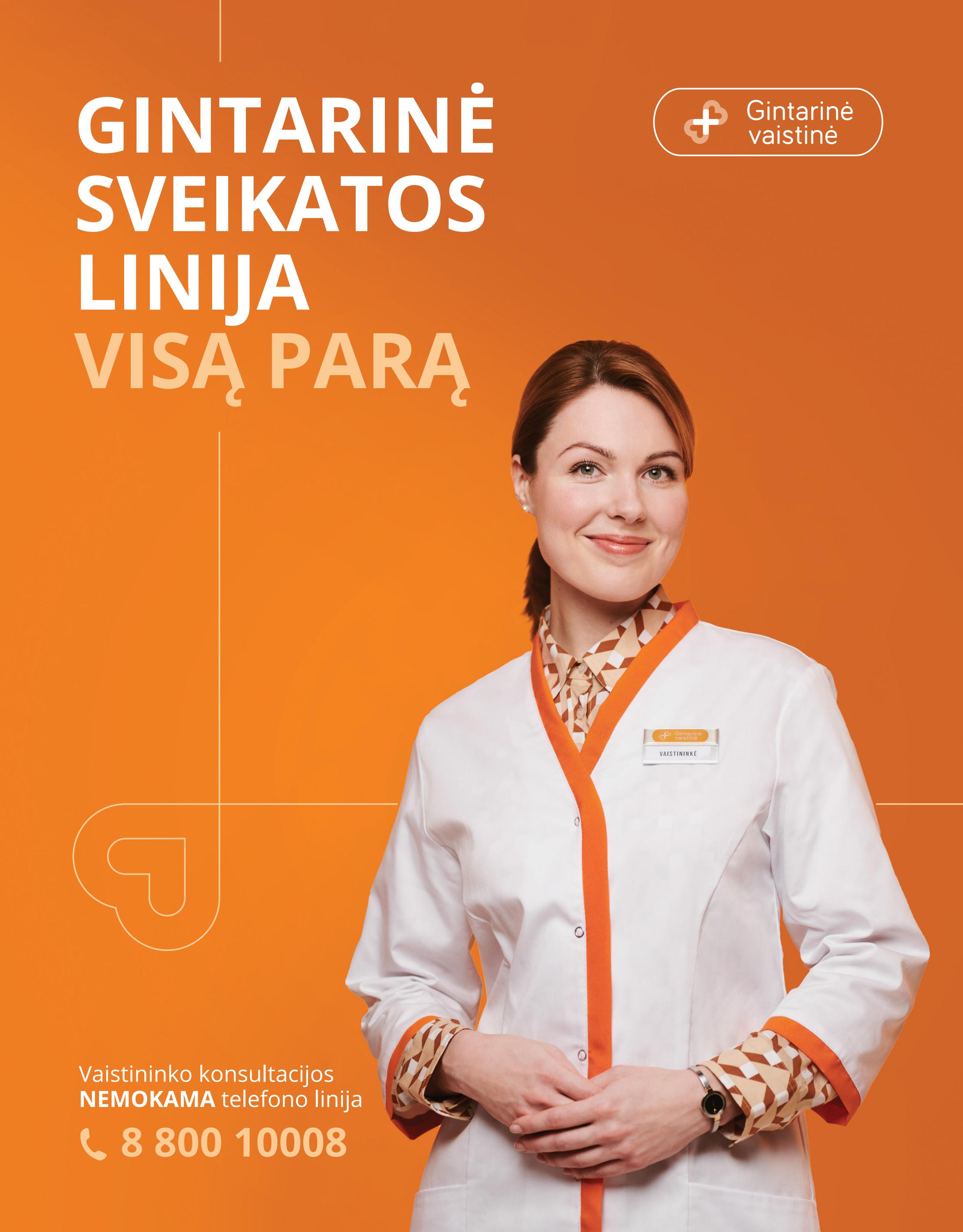 GINTARINĖS vaistinės akcijų ir nuolaidų leidinys 2023.06.01 - 2023.06.30