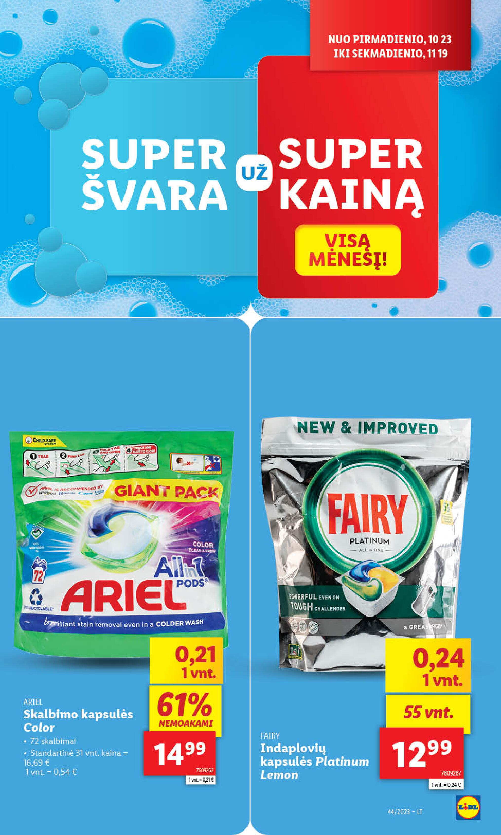 Naujausias LIDL kaininis katalogas 2023.10.30 - 2023.11.05