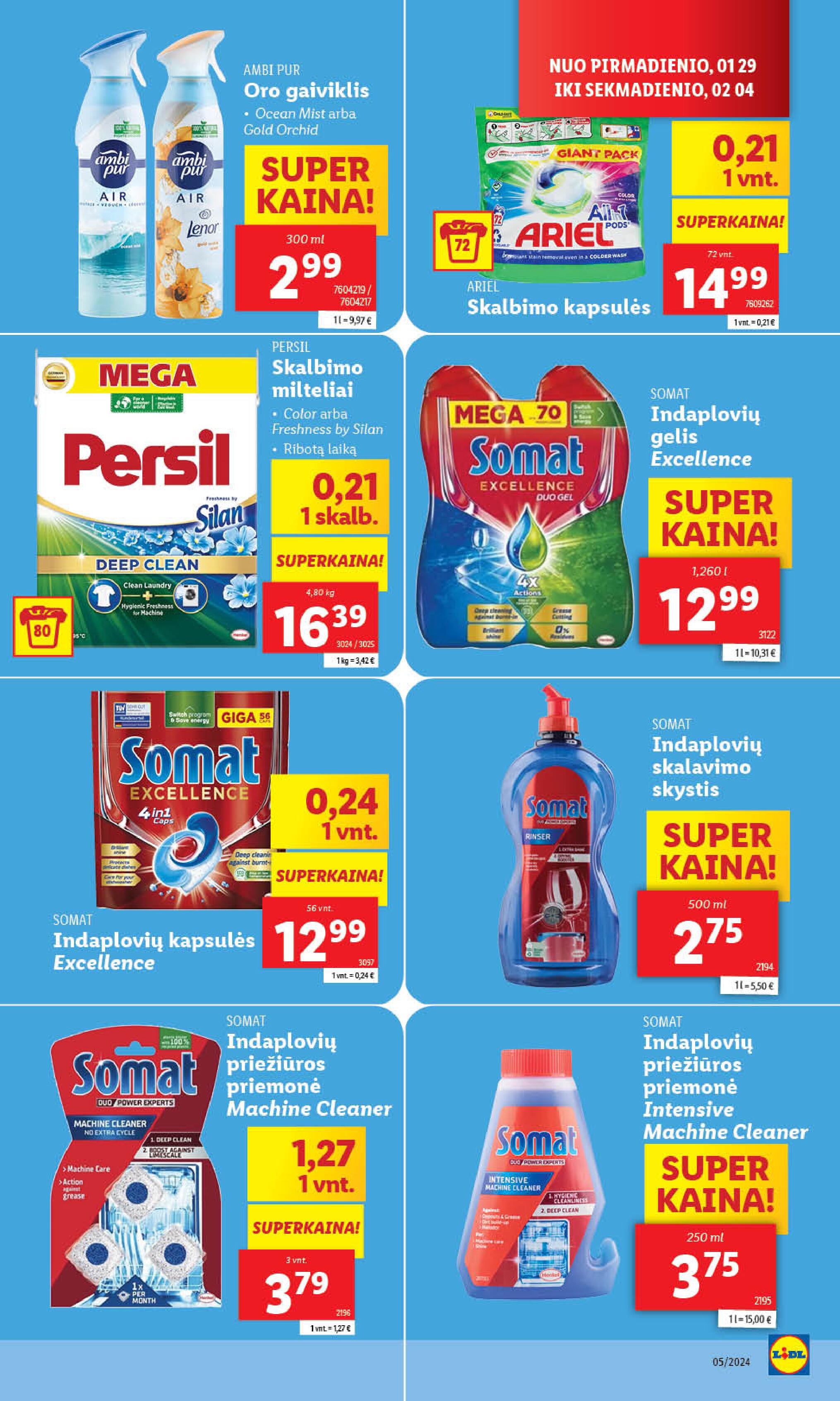 Naujausias LIDL kaininis katalogas 2024.01.29 - 2024.02.04