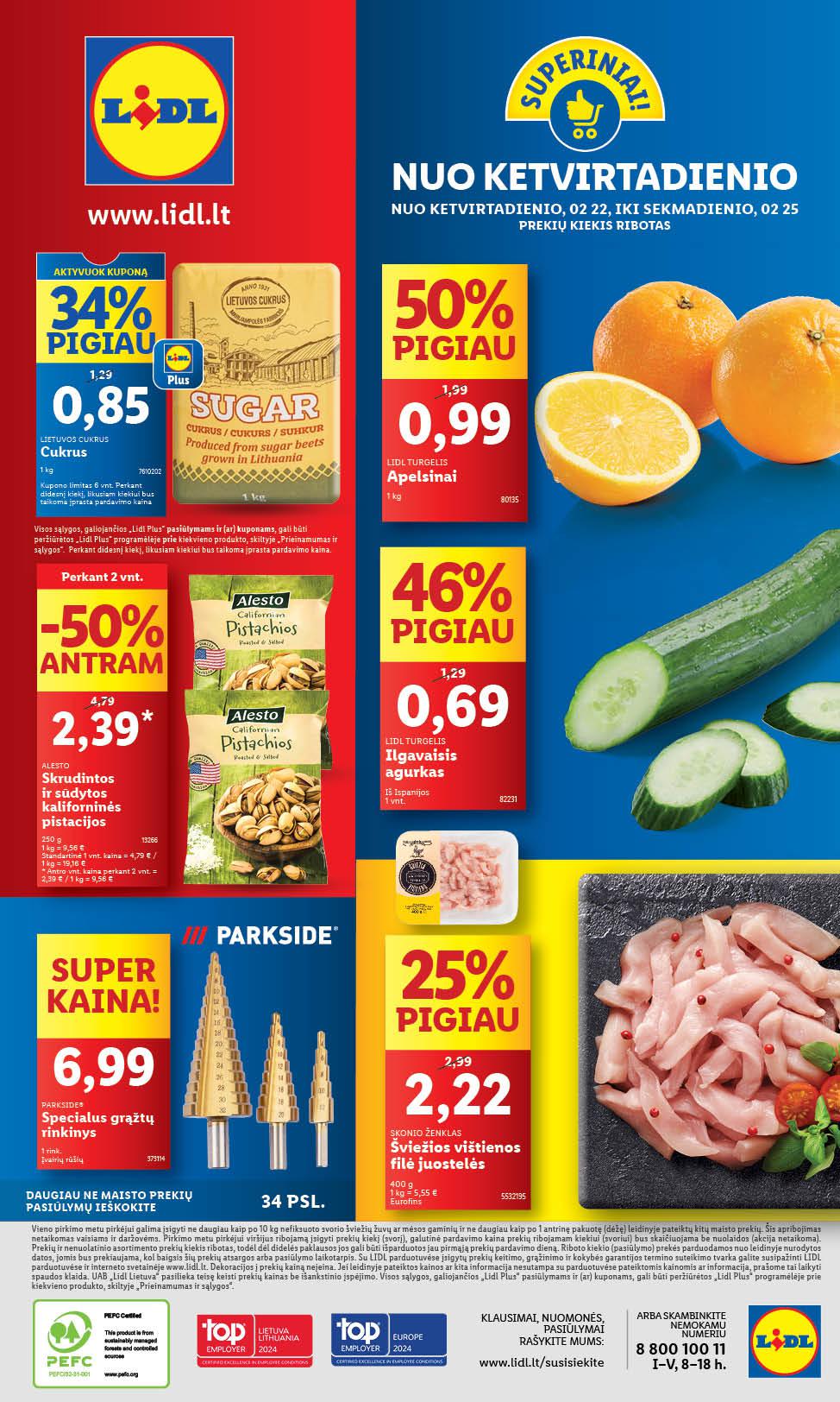 Naujausias LIDL kaininis katalogas 2024.02.19 - 2024.02.25