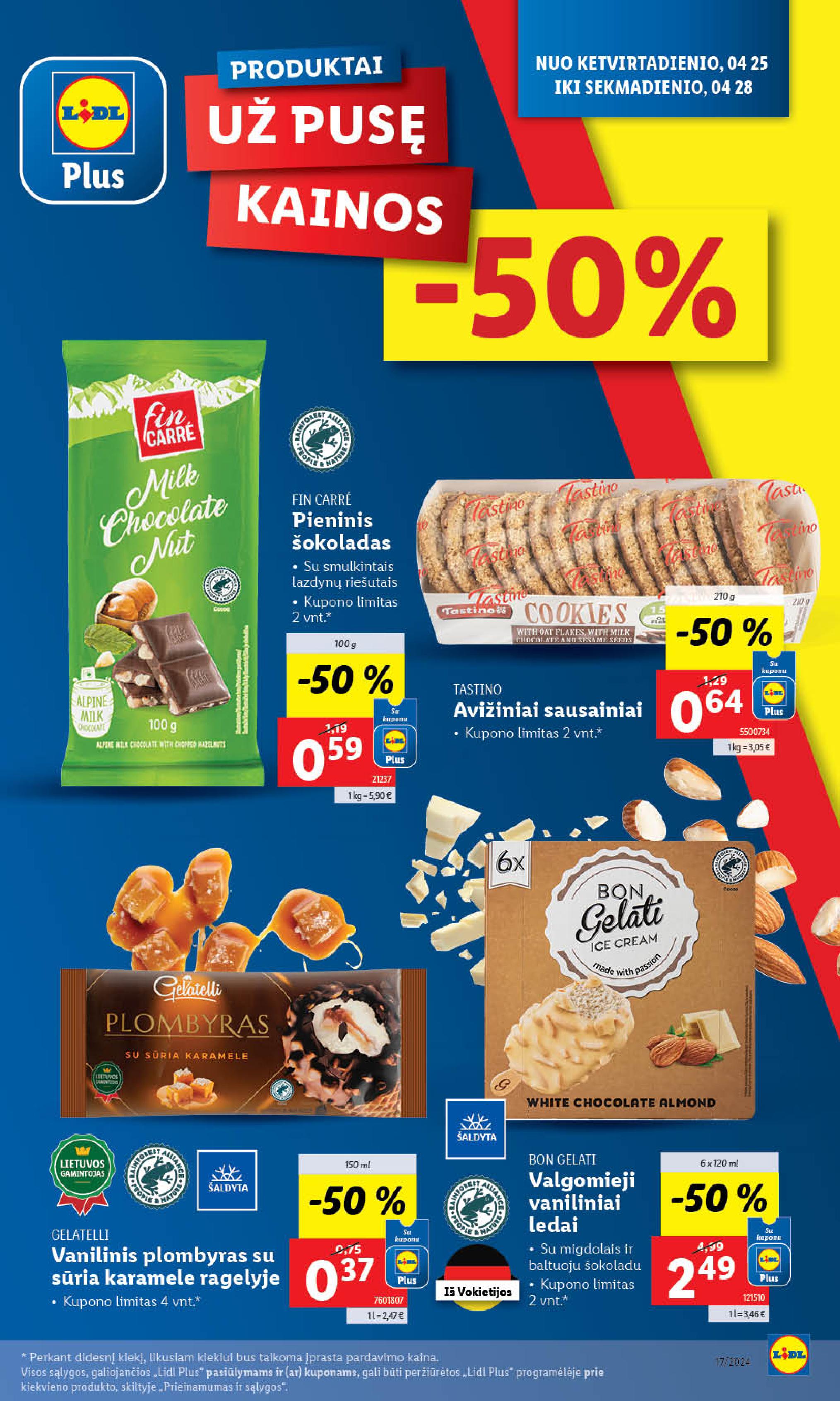 Naujausias LIDL kaininis katalogas 2024.04.22 - 2024.04.28