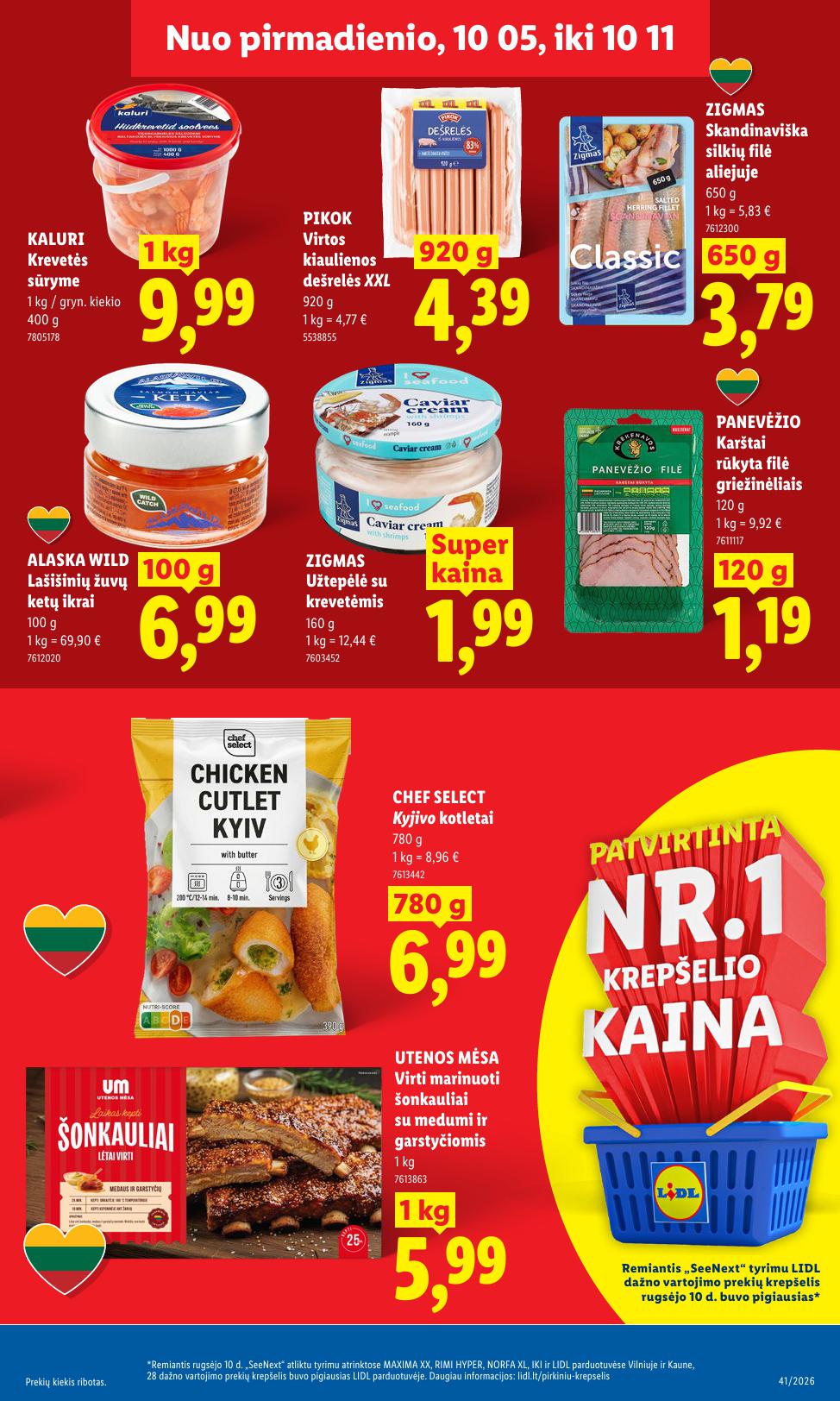 Naujausias LIDL kaininis katalogas 2026.10.05 - 2026.10.11