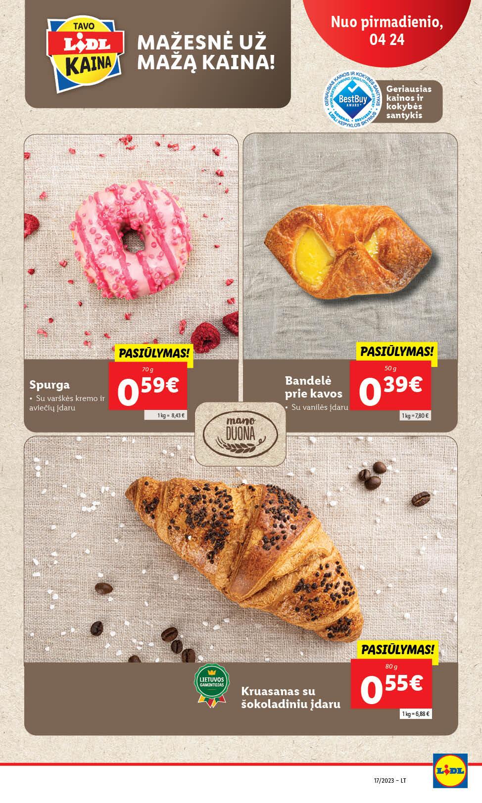 Naujausias LIDL kaininis katalogas 2023.04.24 - 2023.04.30