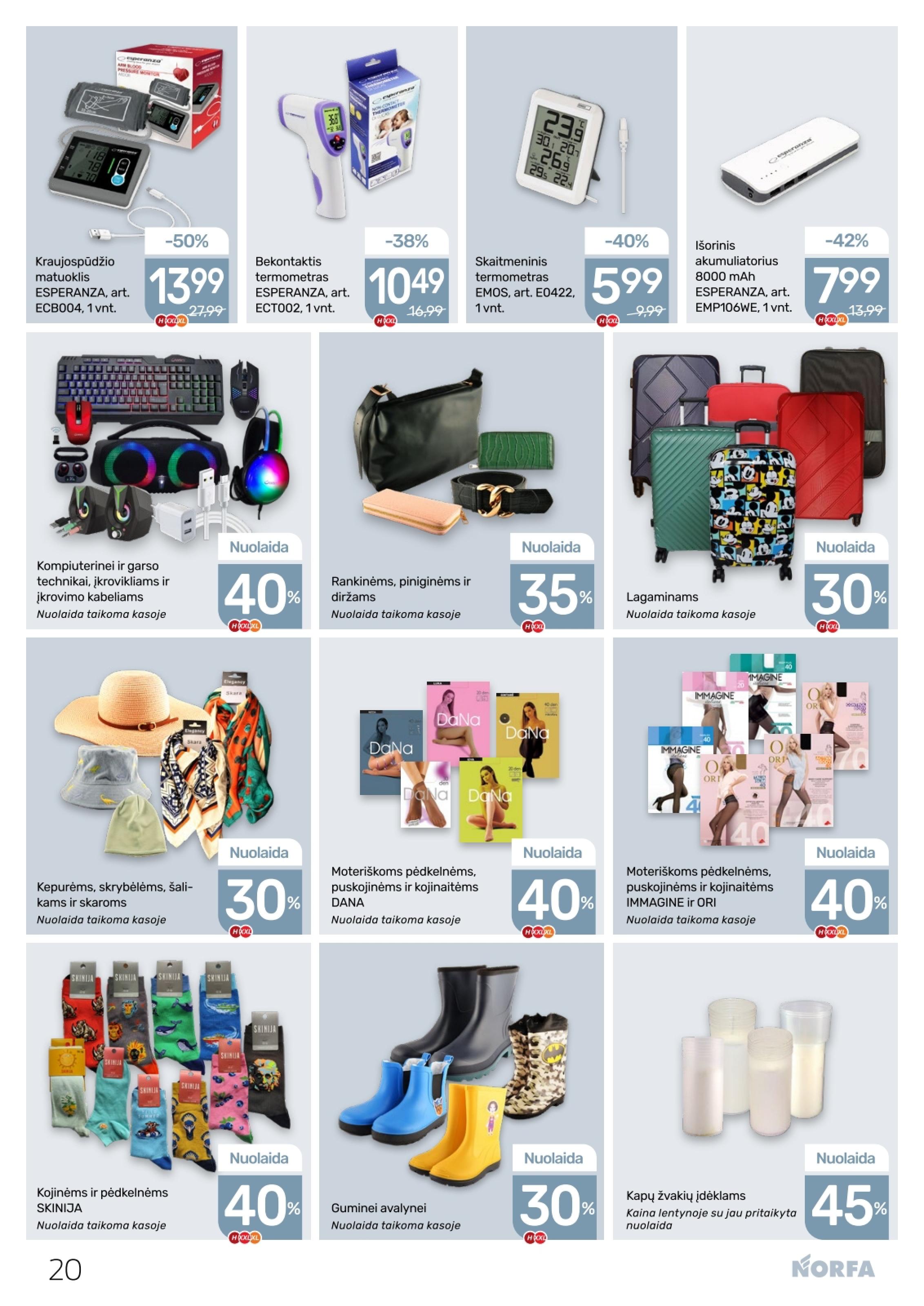 Naujausias NORFA kaininis katalogas 2026.04.02 - 2026.04.15