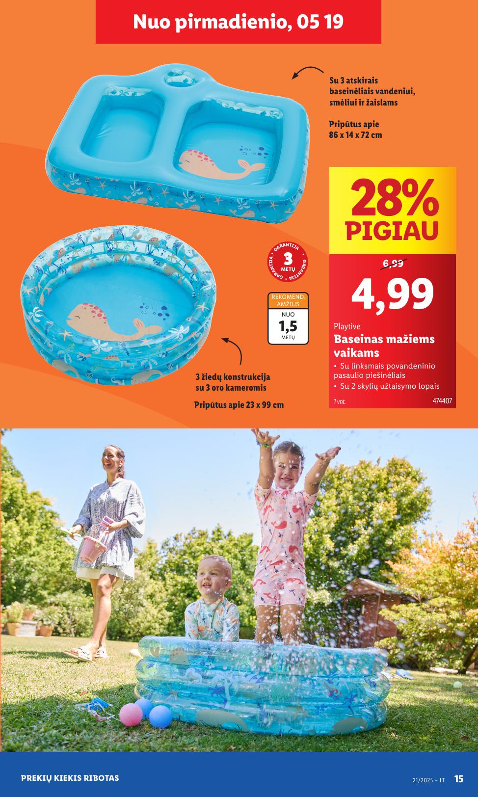 LIDL ne maisto prekių leidinys 2025.05.19 - 2025.05.25