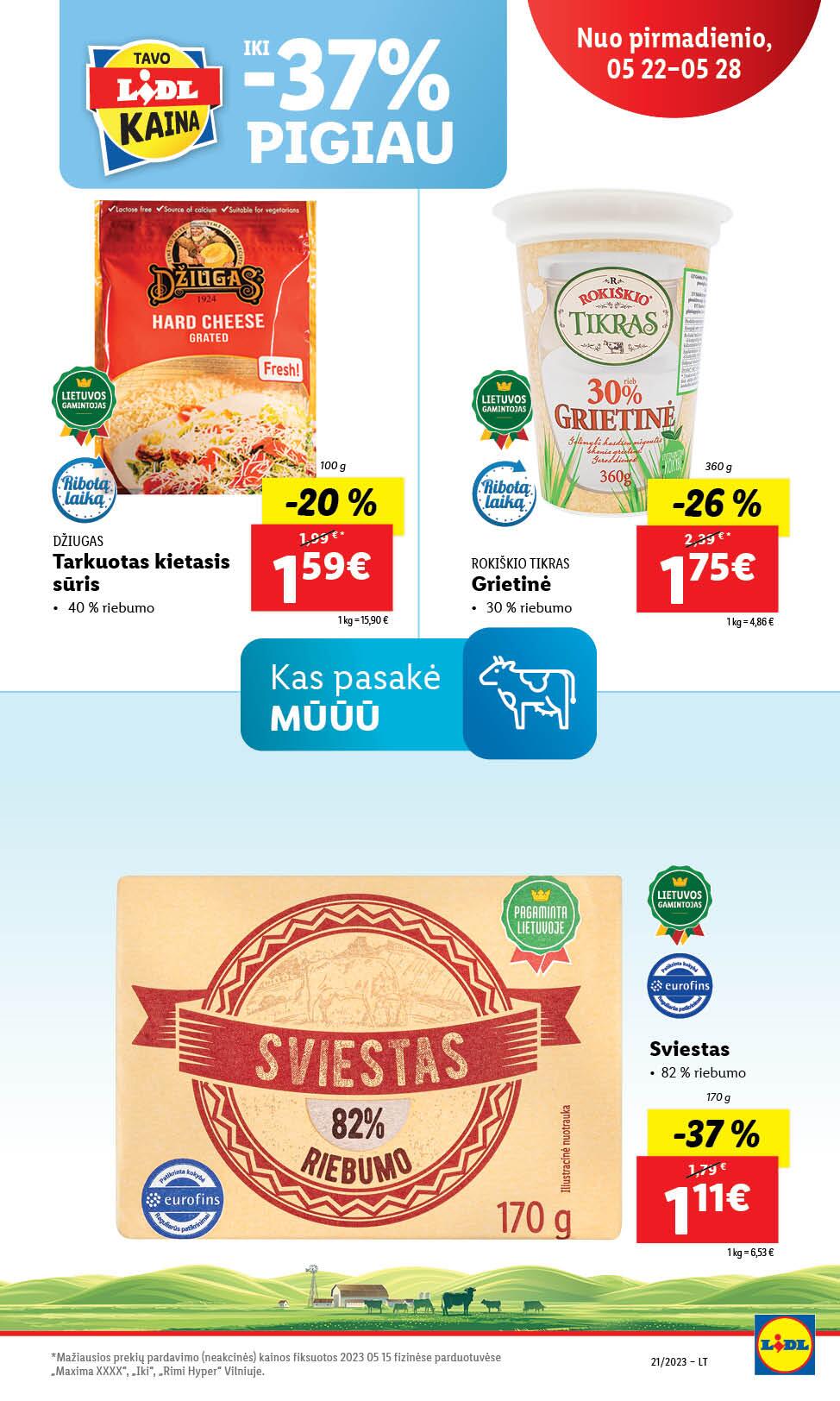 Naujausias LIDL kaininis katalogas 2023.05.22 - 2023.05.28