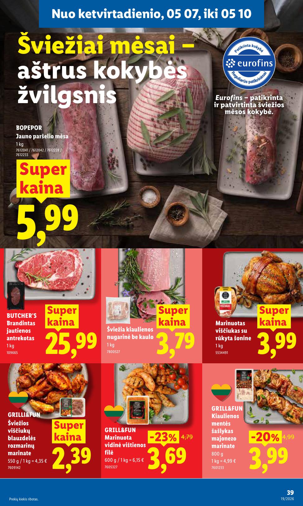 Naujausias LIDL kaininis katalogas 2026.05.04 - 2026.05.10