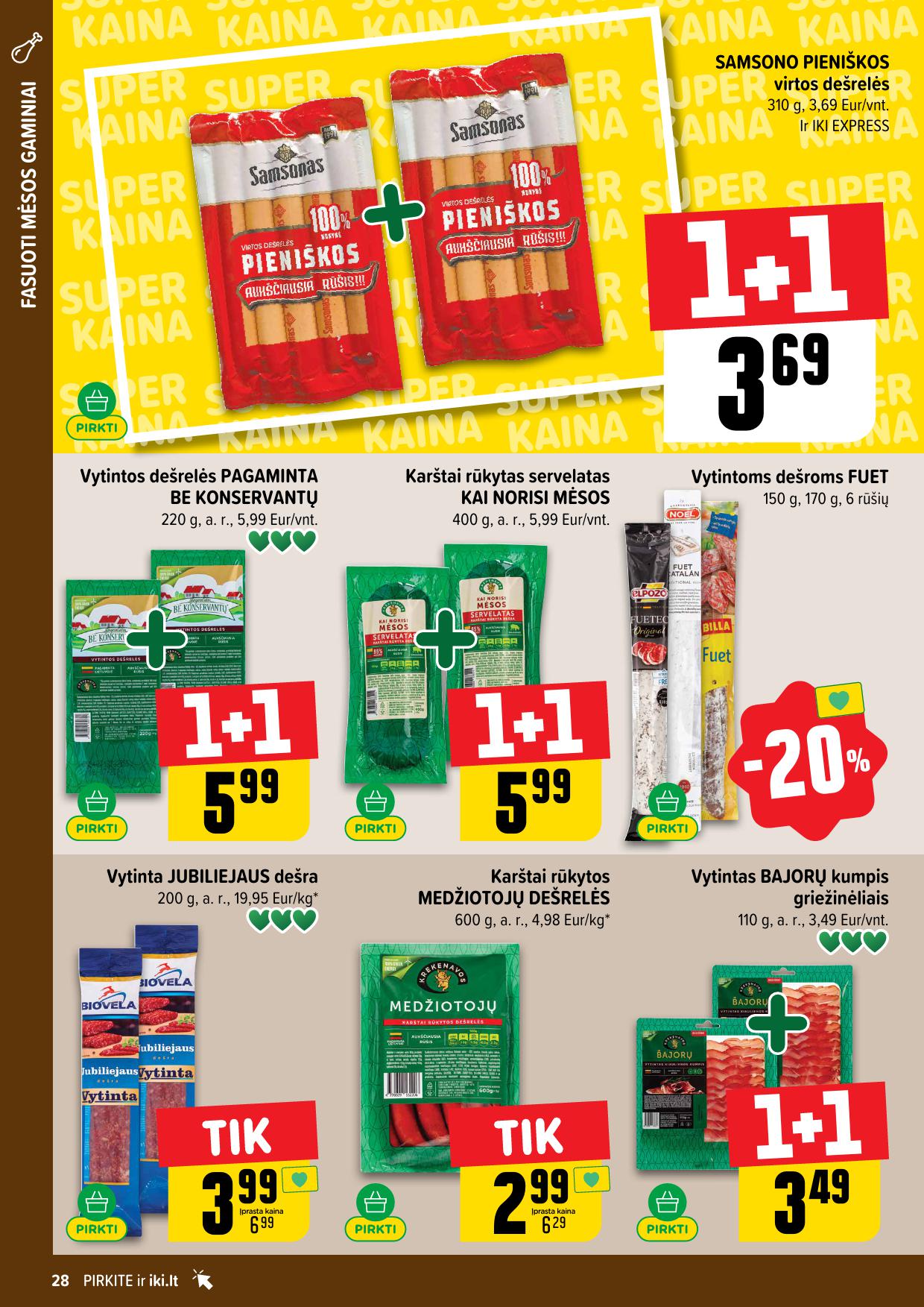 Naujausias IKI kaininis katalogas 2026.02.09 - 2026.02.15
