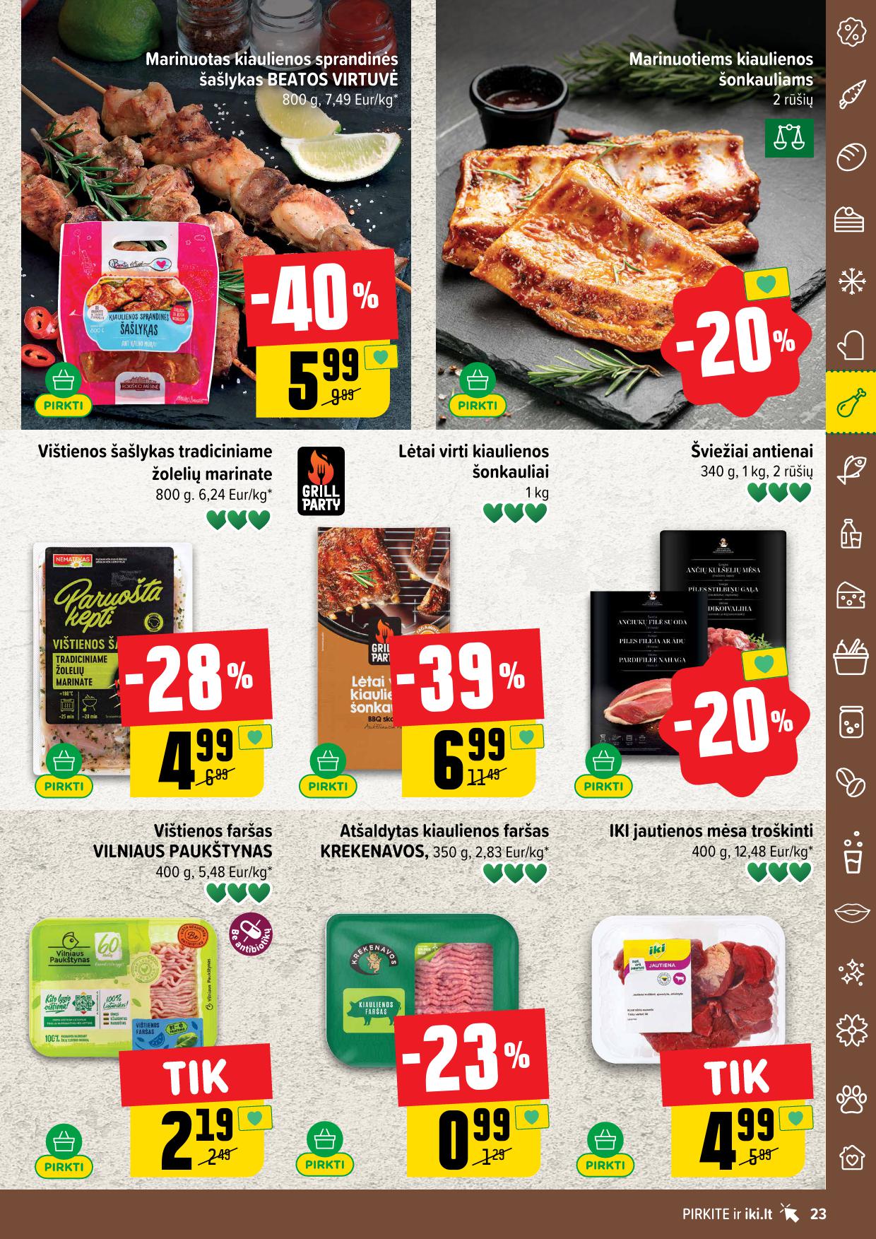 IKI SAVAITĖLĖ akcijų ir nuolaidų leidinys Nr.32 2025.08.04 - 2025.08.10