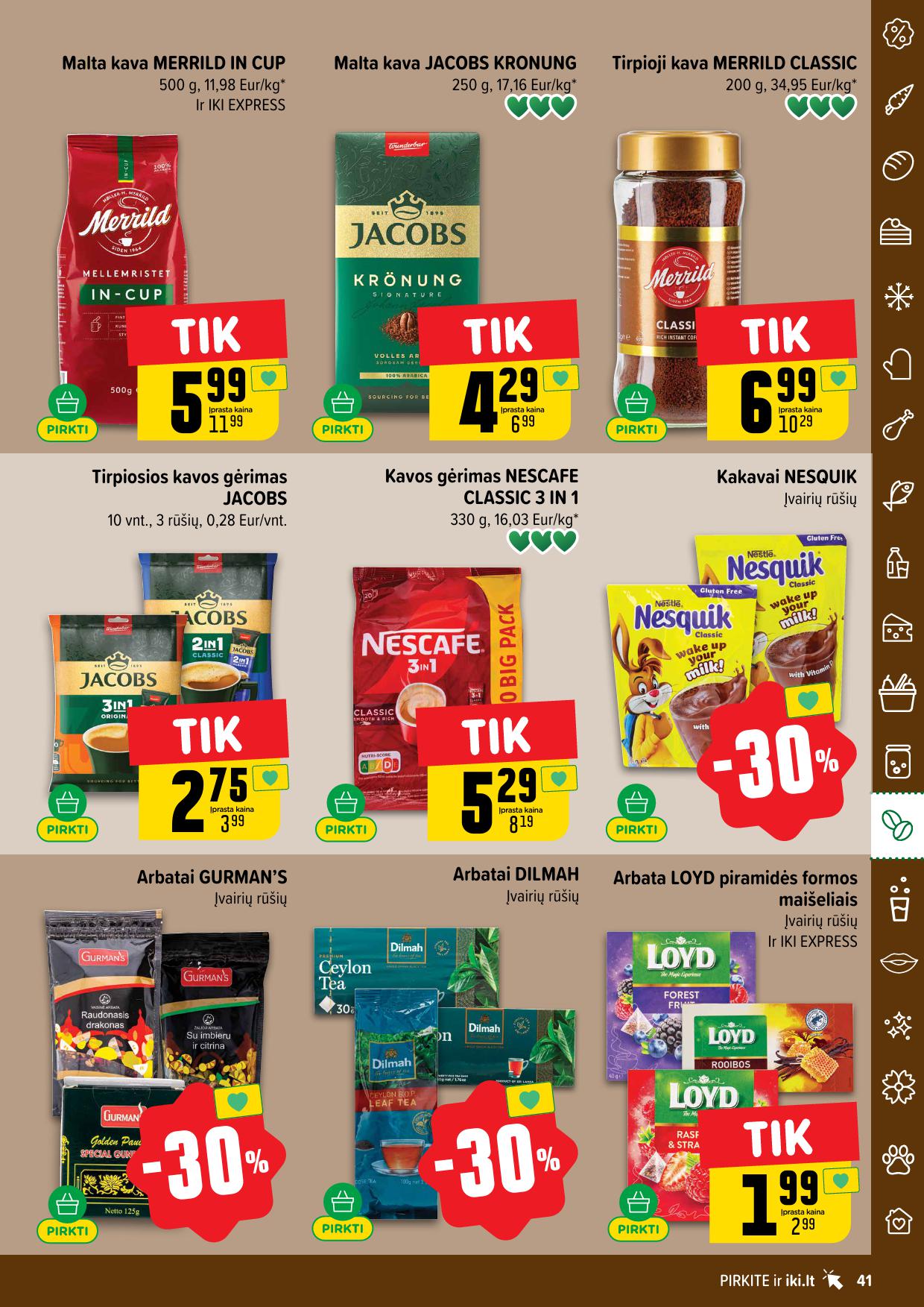 Naujausias IKI kaininis katalogas 2026.01.05 - 2026.01.11