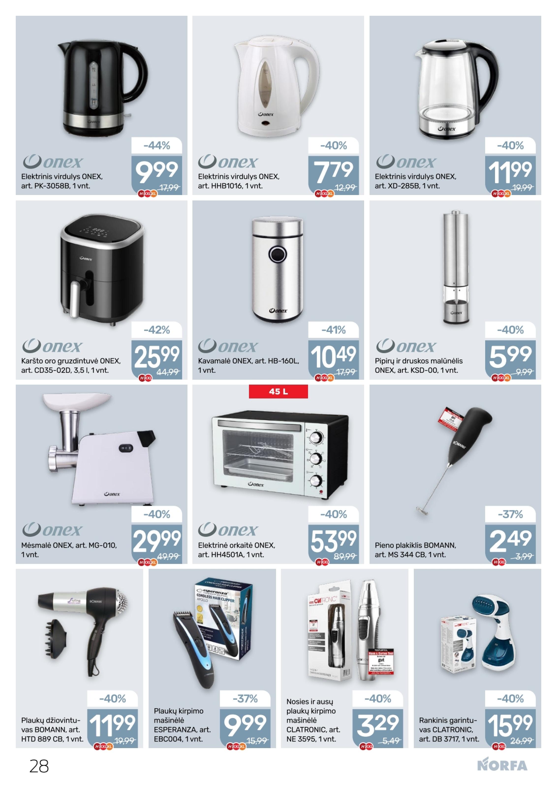 Naujausias NORFA kaininis katalogas 2026.04.30 - 2026.05.13