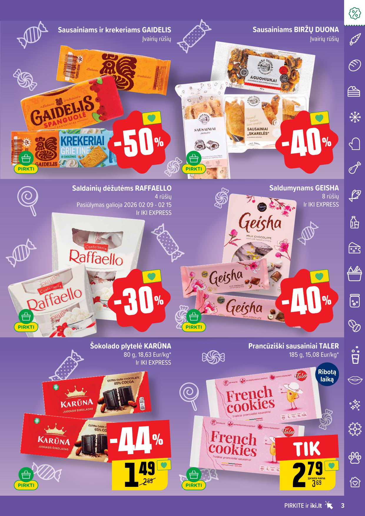 Naujausias IKI kaininis katalogas 2026.02.09 - 2026.02.15
