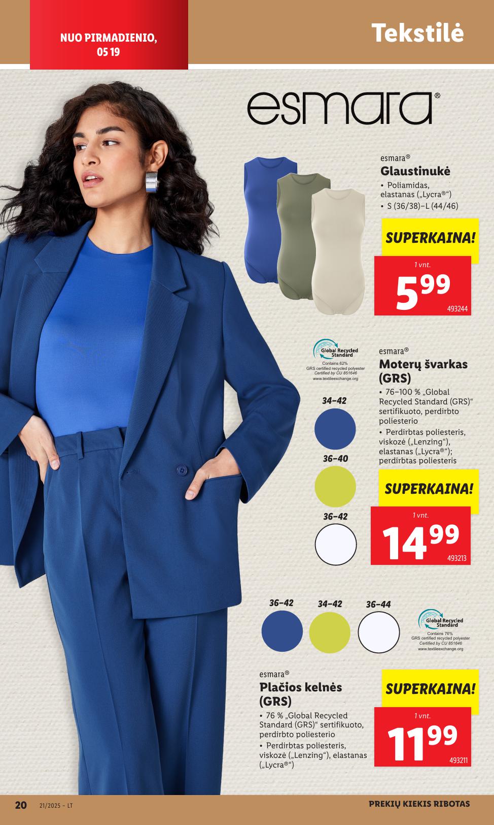 LIDL ne maisto prekių leidinys 2025.05.19 - 2025.05.25