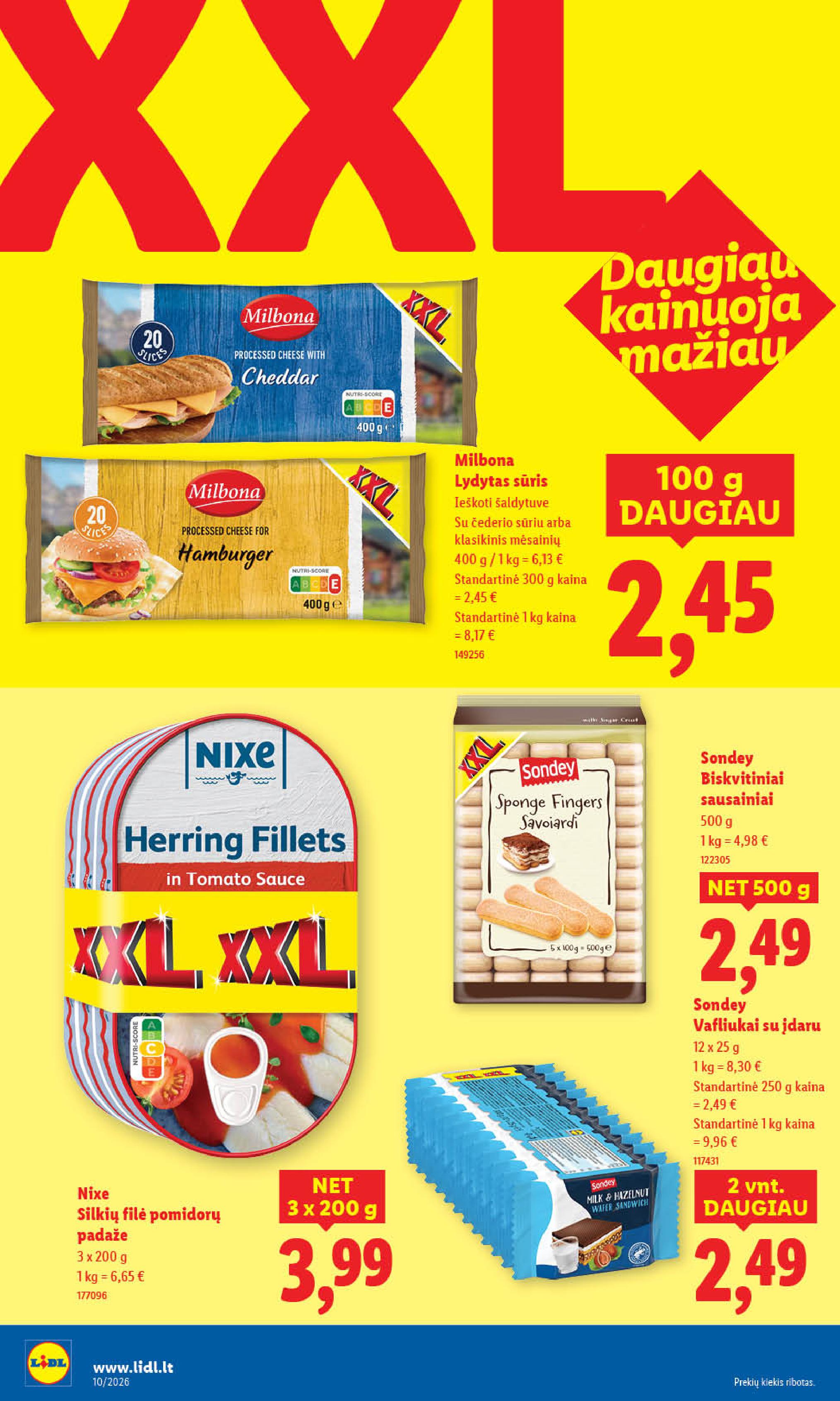 LIDL akcijų ir nuolaidų leidinys 2026.03.02 - 2026.03.08