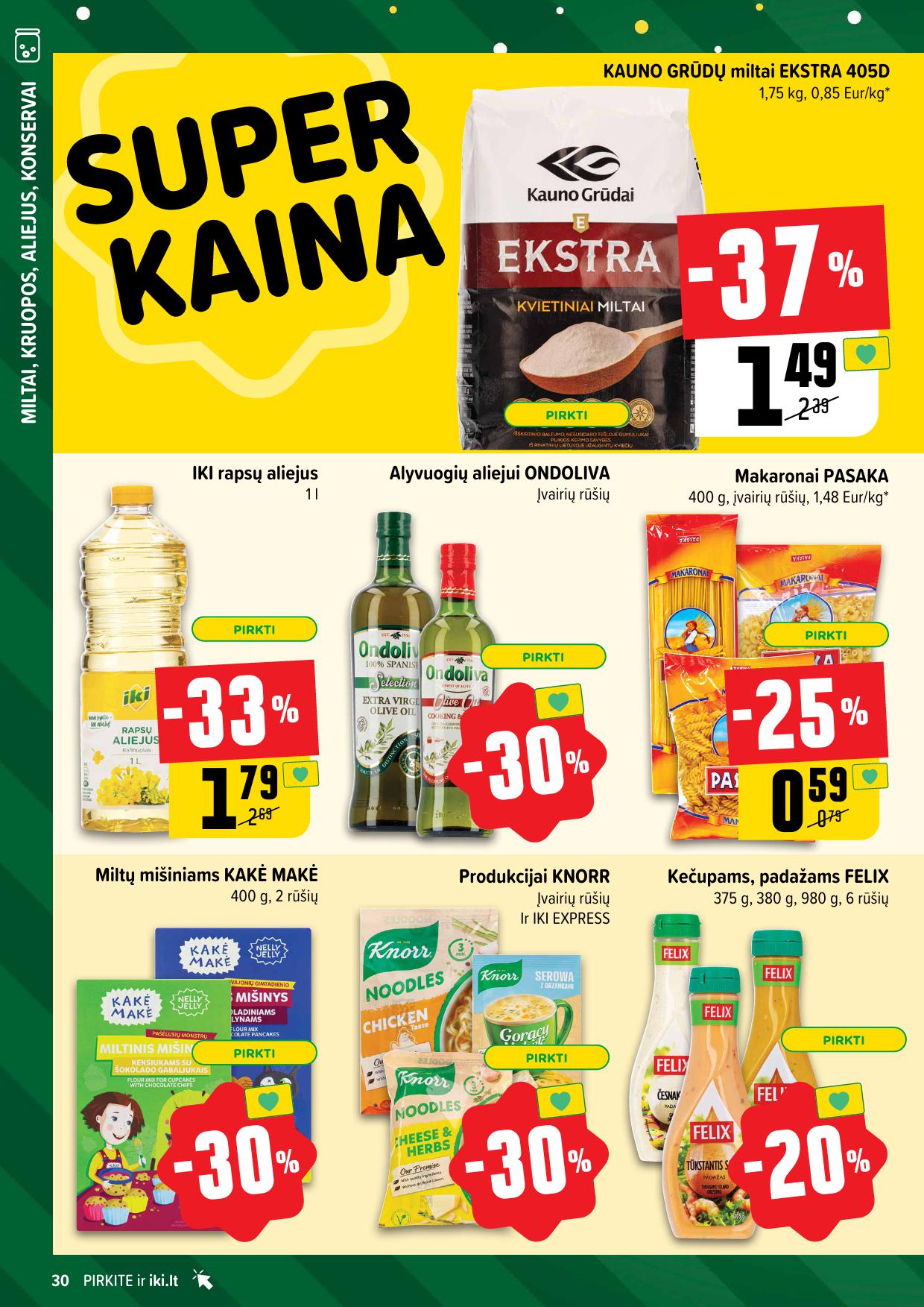 Naujausias IKI kaininis katalogas 2024.11.25 - 2024.12.01