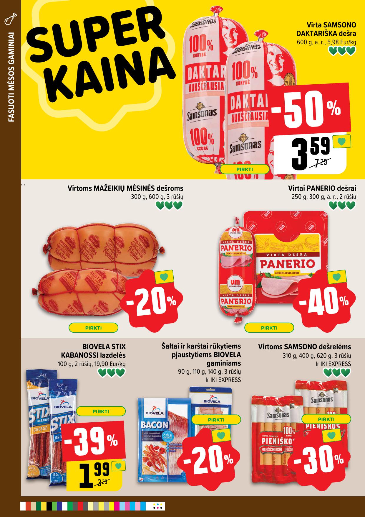 Naujausias IKI kaininis katalogas 2024.07.15 - 2024.07.21