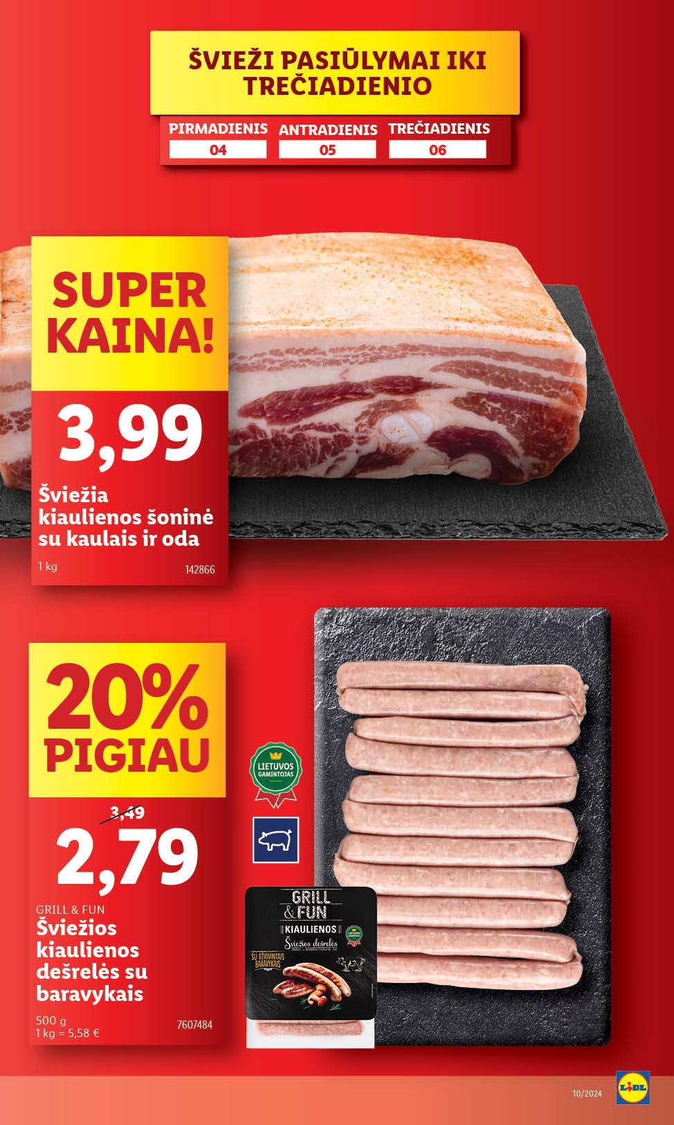 Naujausias LIDL kaininis katalogas 2024.03.04 - 2024.03.10