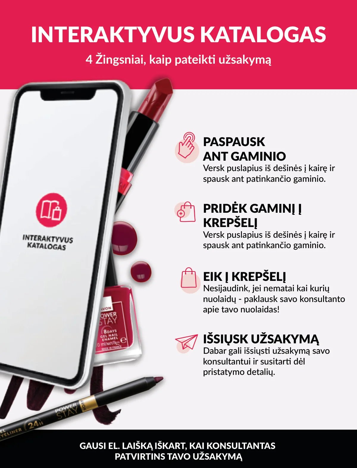 Naujas AVON katalogas galioja 2026.02.01 - 2026.02.28