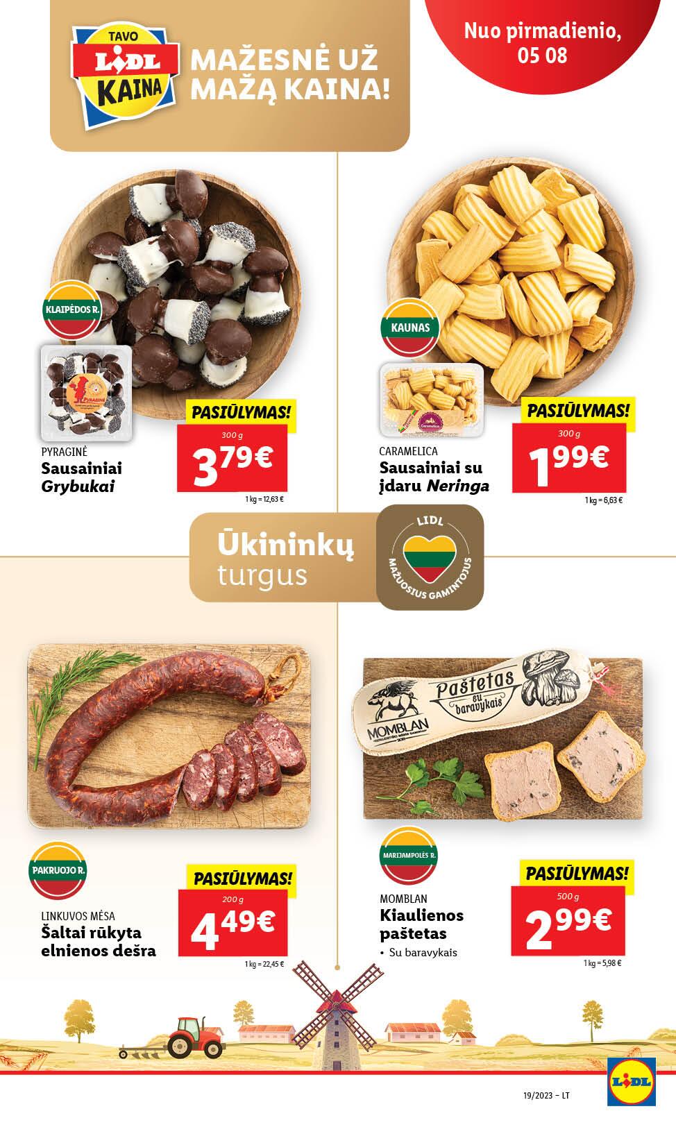 Naujausias LIDL kaininis katalogas 2023.05.08 - 2023.05.14