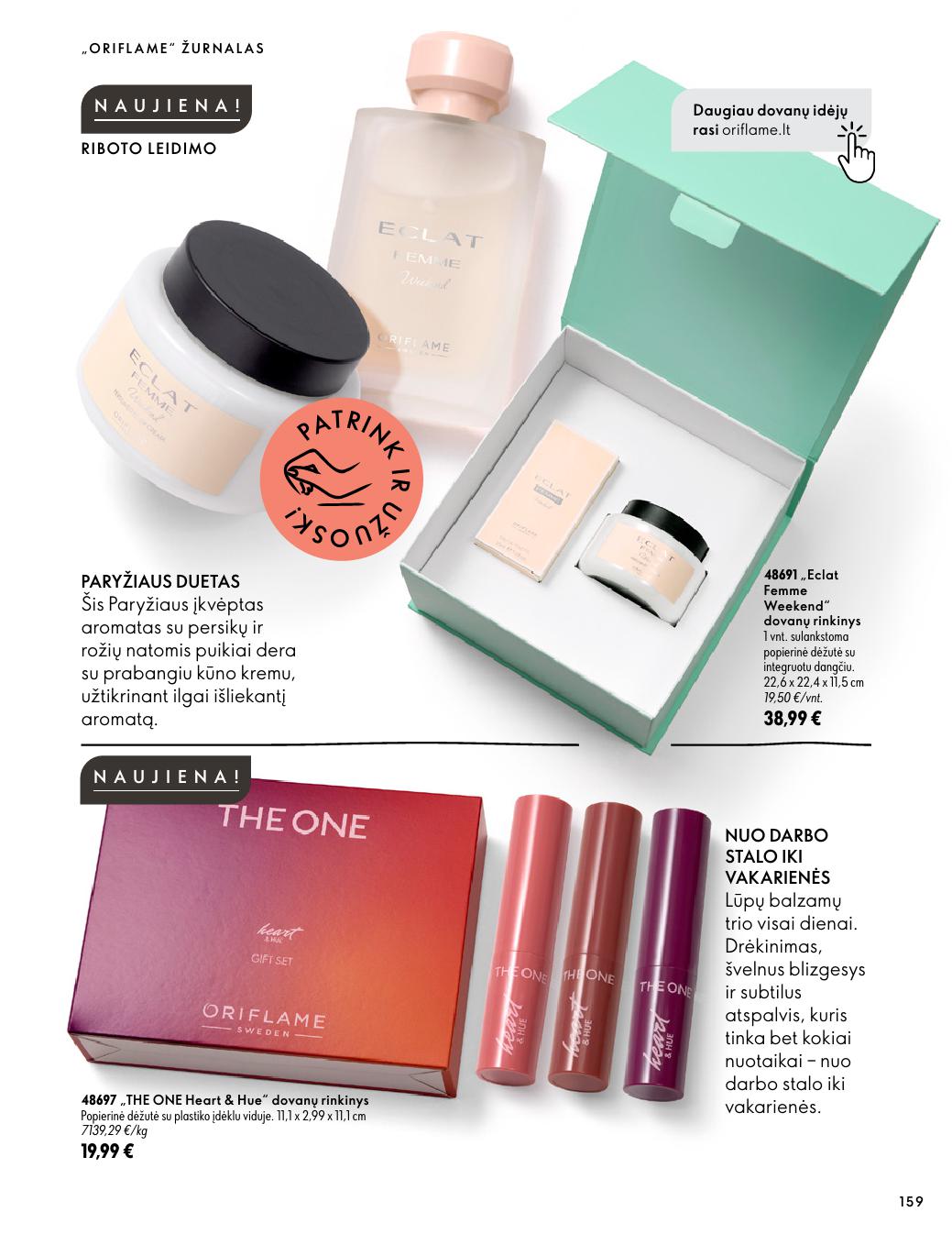Naujas ORIFLAME katalogas galioja 2026.10.07 - 2026.11.17