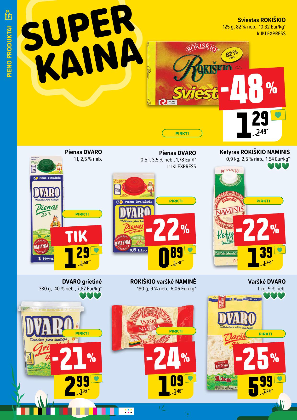 Naujausias IKI kaininis katalogas 2025.03.31 - 2025.04.06