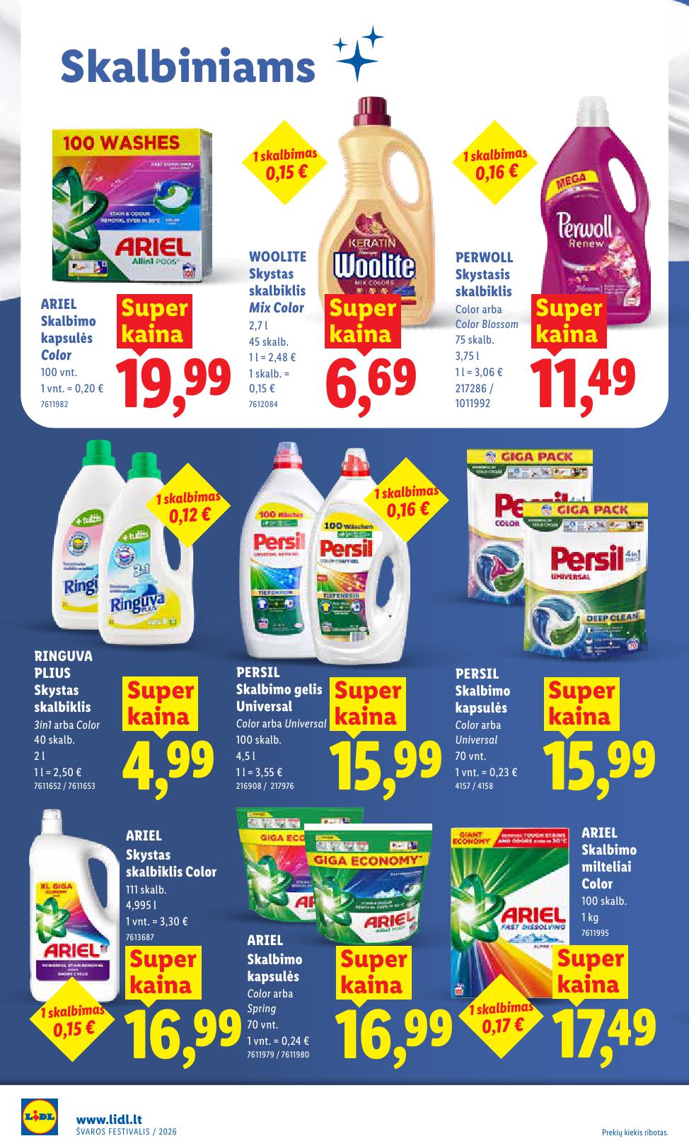 Naujausias LIDL kaininis katalogas 2026.06.01 - 2026.06.07