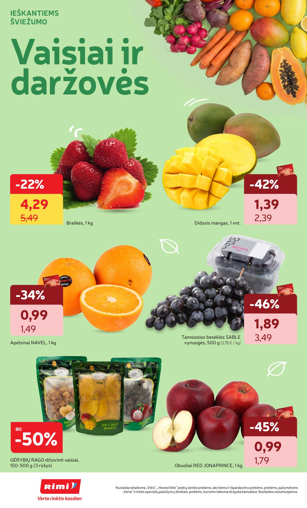 RIMI akcijų ir nuolaidų leidinys Nr.17 2026.04.21  - 2026.04.27