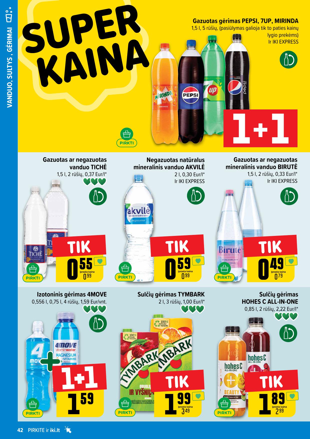 Naujausias IKI kaininis katalogas 2026.01.05 - 2026.01.11