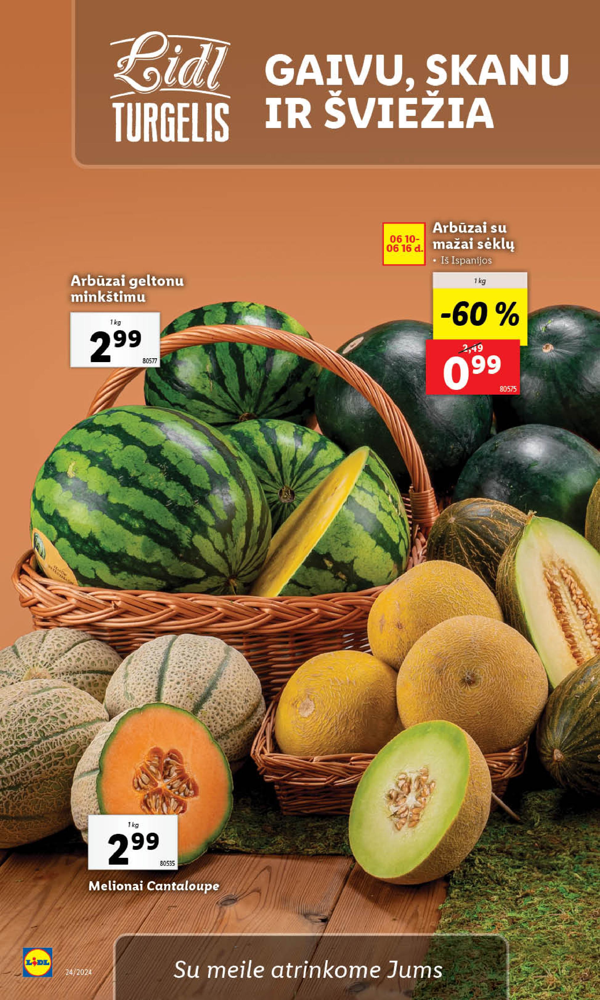 Naujausias LIDL kaininis katalogas 2024.06.10 - 2024.06.16