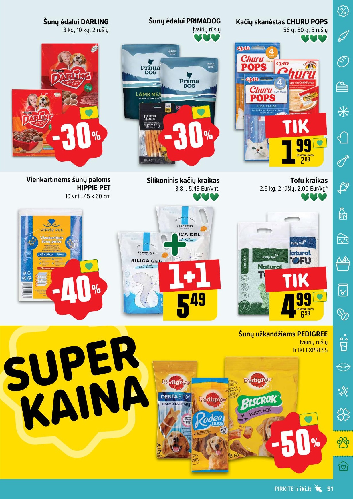 Naujausias IKI kaininis katalogas 2025.08.18 - 2025.08.24