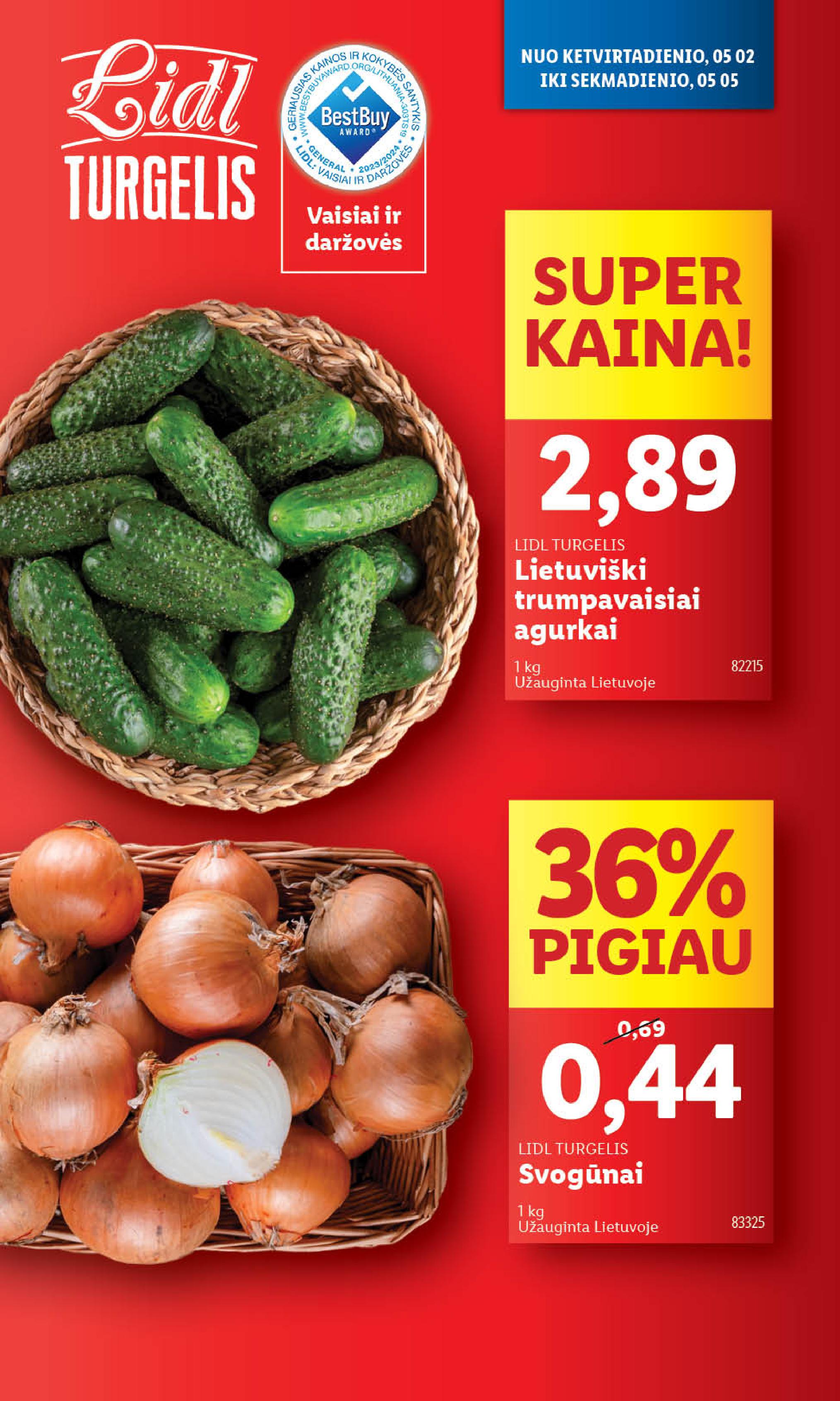 Naujausias LIDL kaininis katalogas 2024.04.29 - 2024.05.05