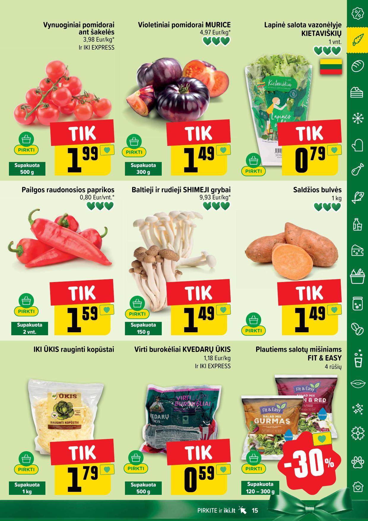 Naujausias IKI kaininis katalogas 2025.11.10 - 2025.11.16