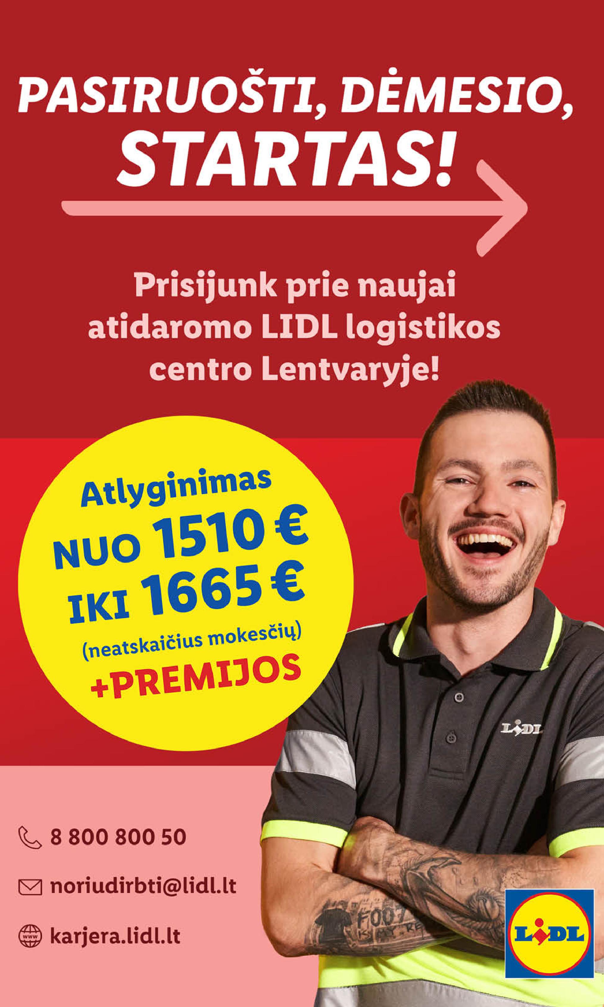 Naujausias LIDL kaininis katalogas 2024.04.29 - 2024.05.05