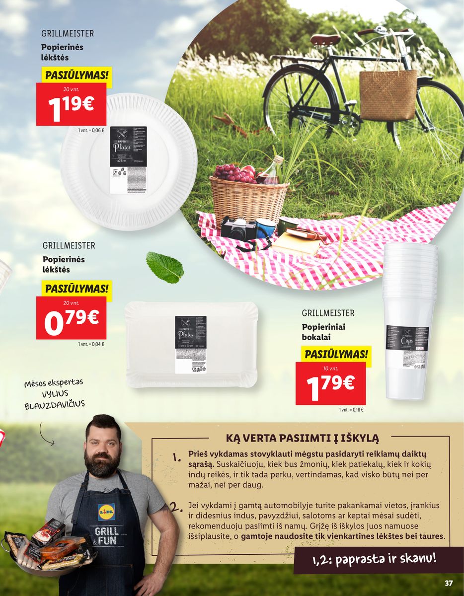 LIDL grilio katalogas "GRILIO ISTORIJOS 2022"
