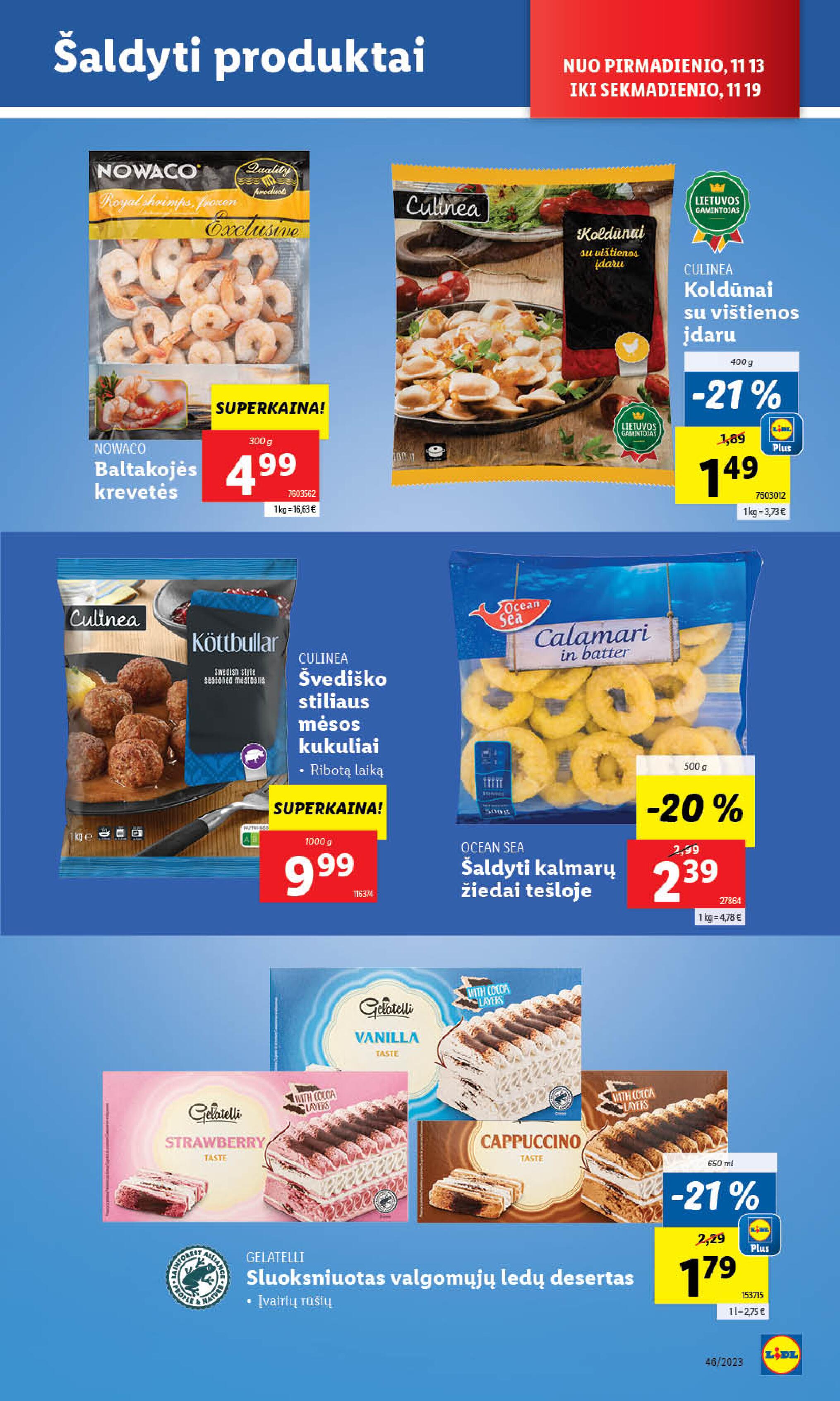 Naujausias LIDL kaininis katalogas 2023.11.13 - 2023.11.19