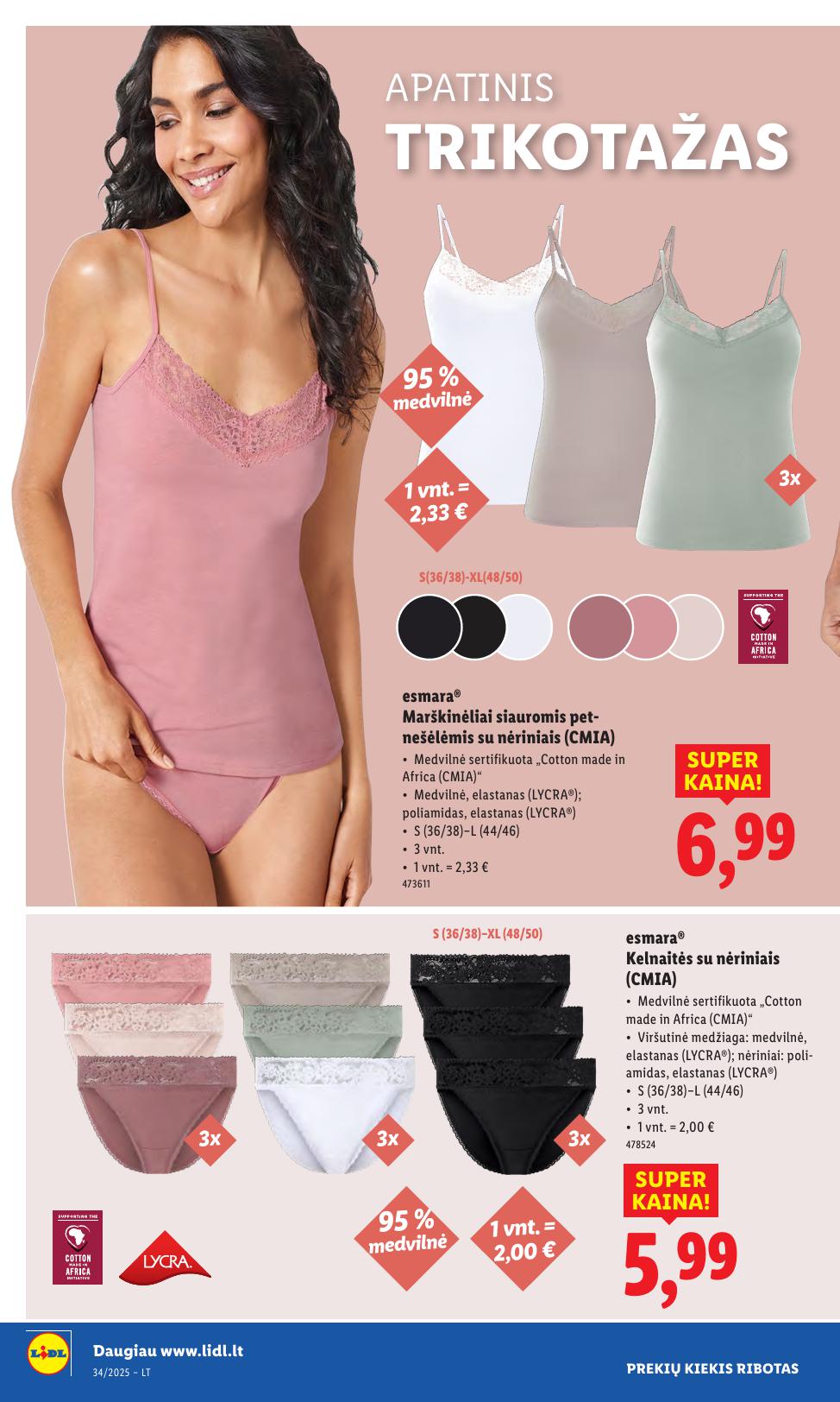 LIDL ne maisto prekių leidinys 2025.08.18 - 2025.08.24
