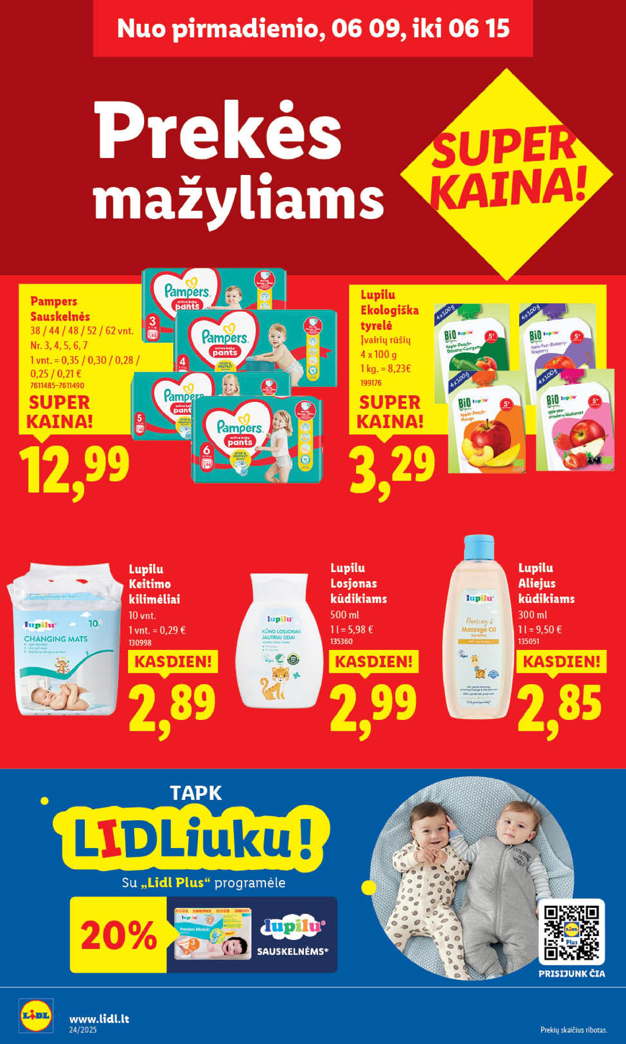 Naujausias LIDL kaininis katalogas 2025.06.09 - 2025.06.15
