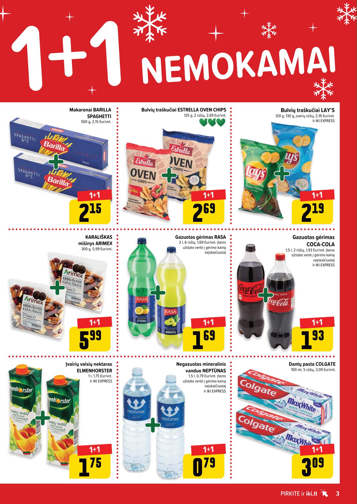 Naujausias IKI kaininis katalogas 2023.12.27 - 2024.01.01