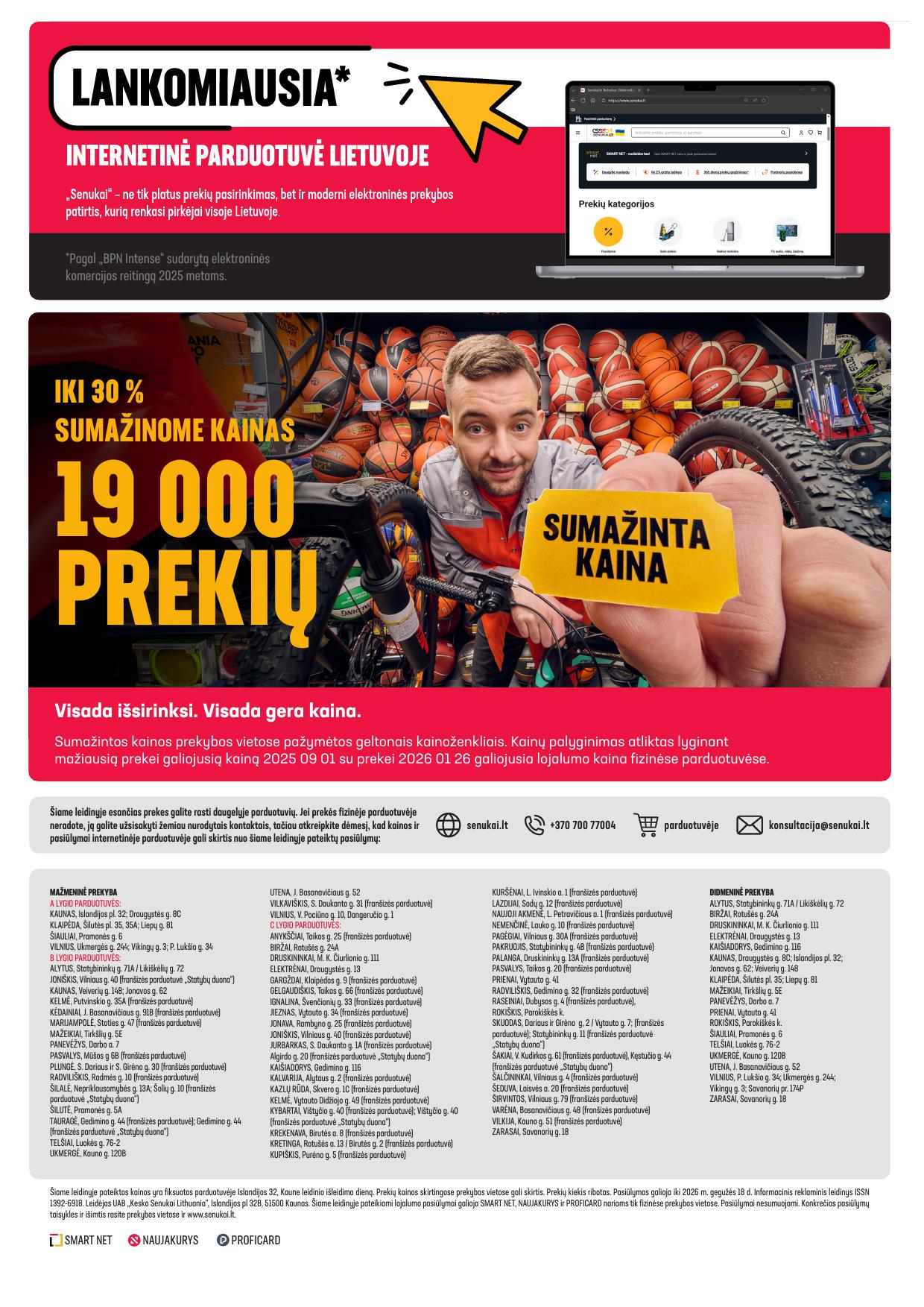 SENUKAI akcijų ir nuolaidų leidinys N.12 2026.04.23 - 2026.05.18