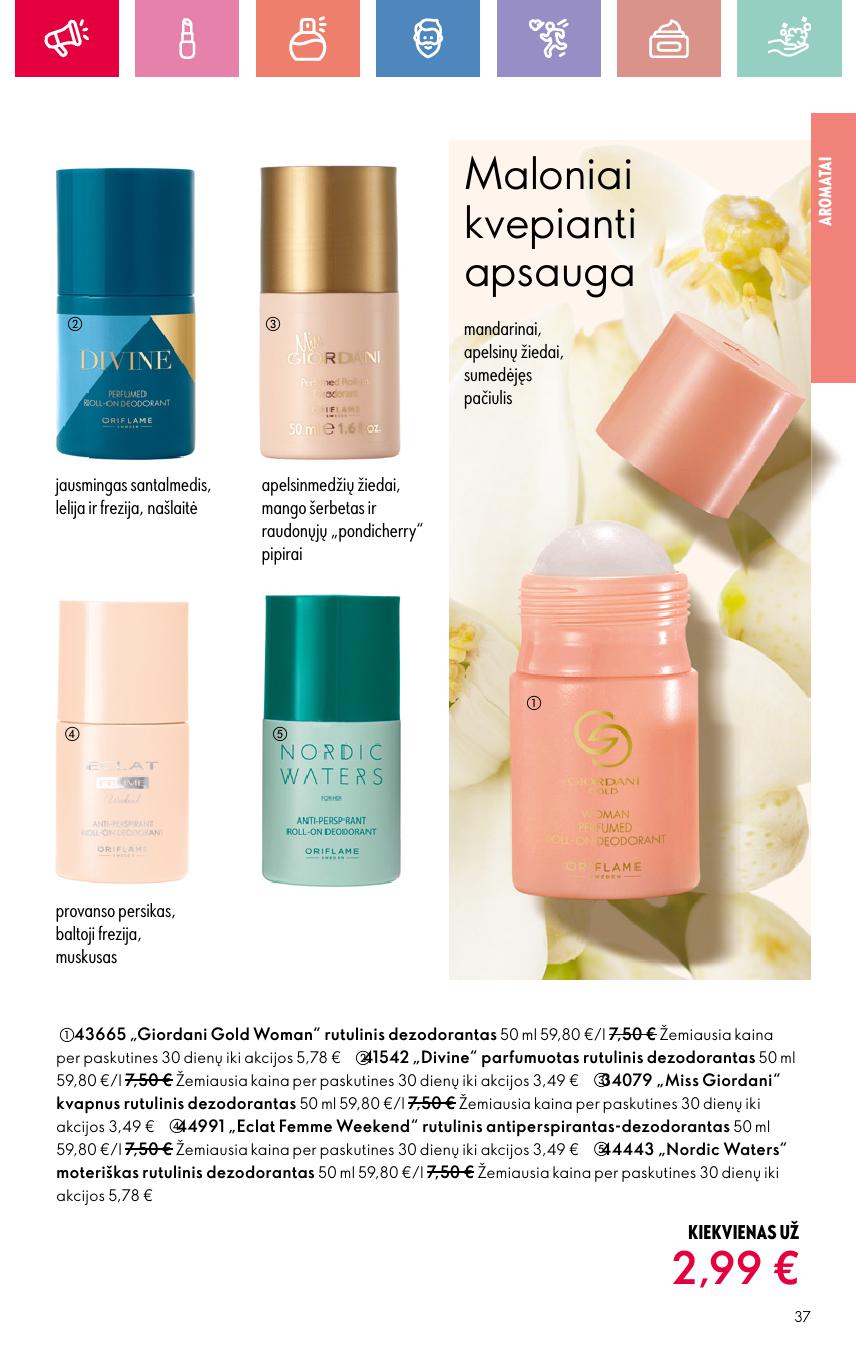 ORIFLAME katalogas galioja 2025.06.01 - 2025.06.21