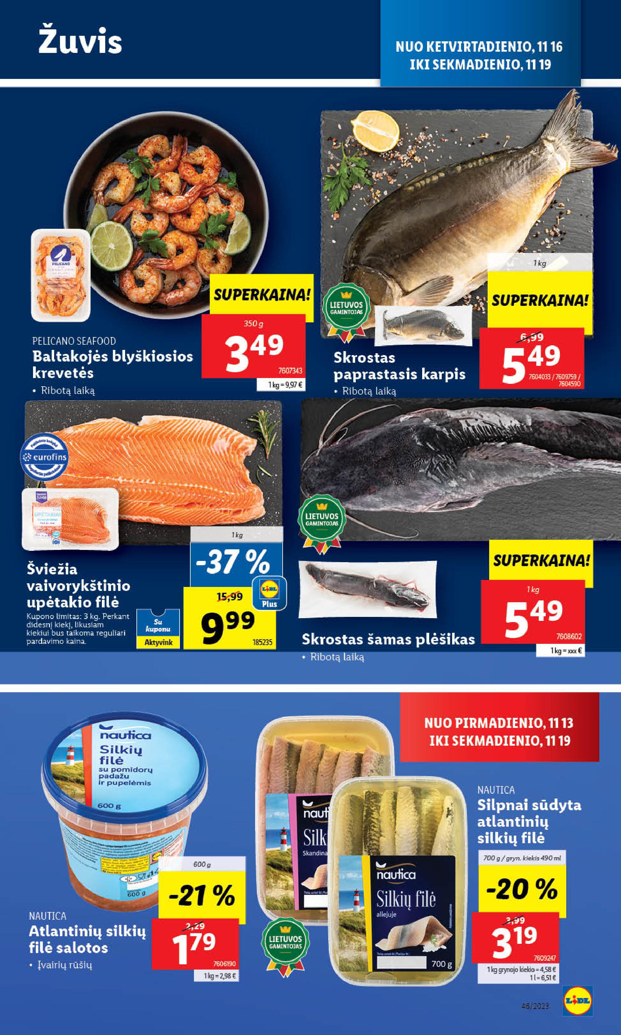 Naujausias LIDL kaininis katalogas 2023.11.13 - 2023.11.19