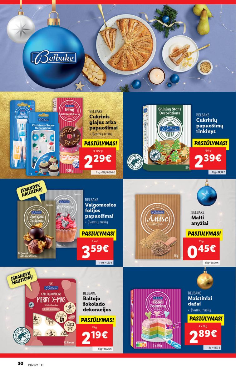 Naujausias LIDL kaininis katalogas 2022.12.05 - 2022.12.11