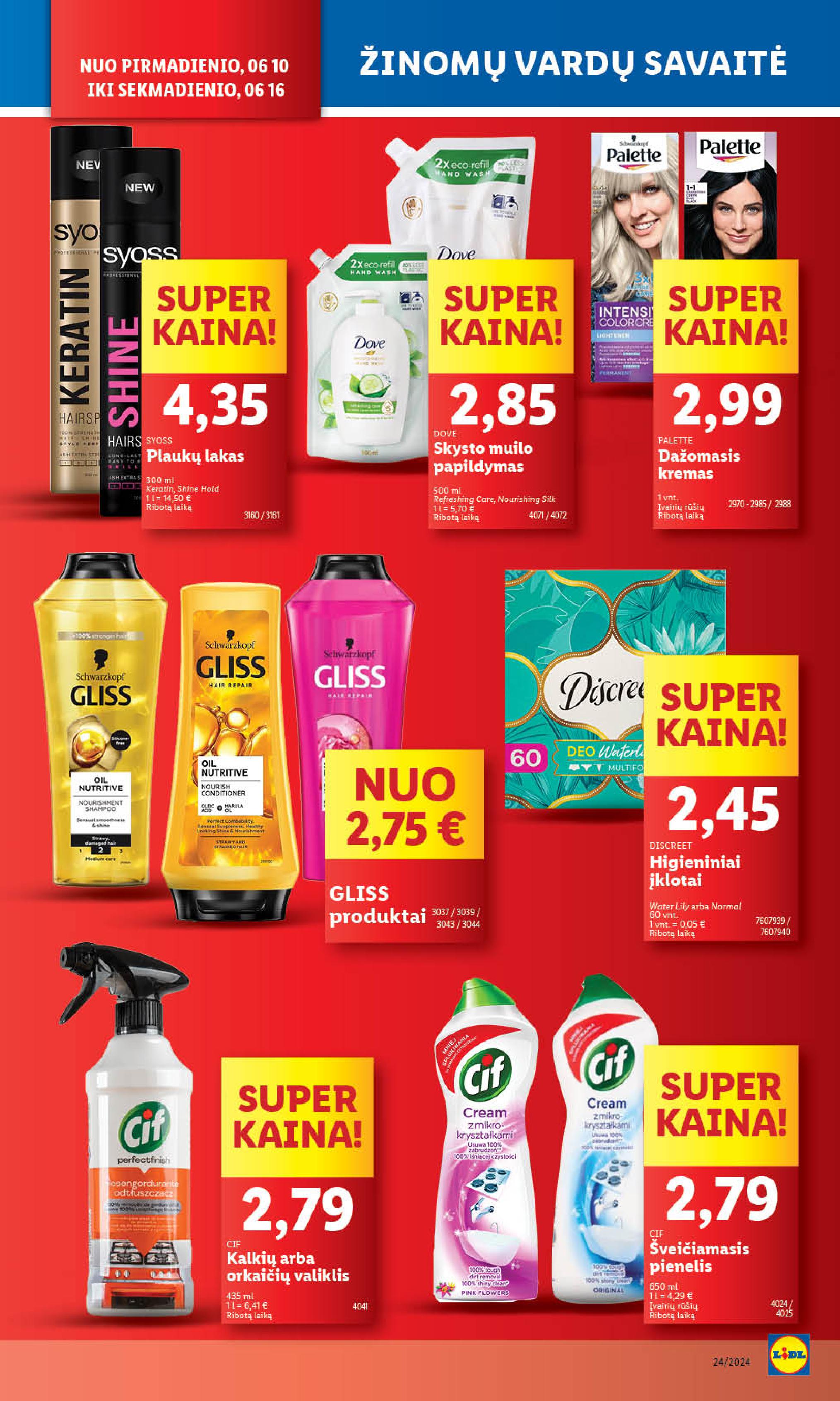 Naujausias LIDL kaininis katalogas 2024.06.10 - 2024.06.16