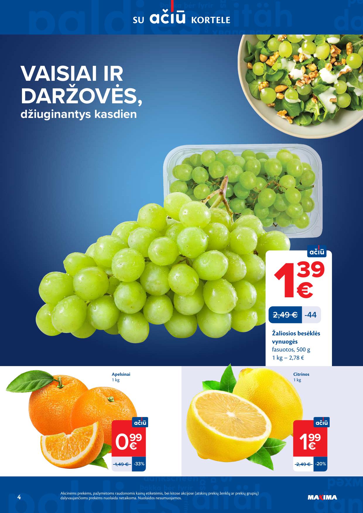 Naujausias MAXIMA kaininis katalogas 2026.03.17 - 2026.03.23