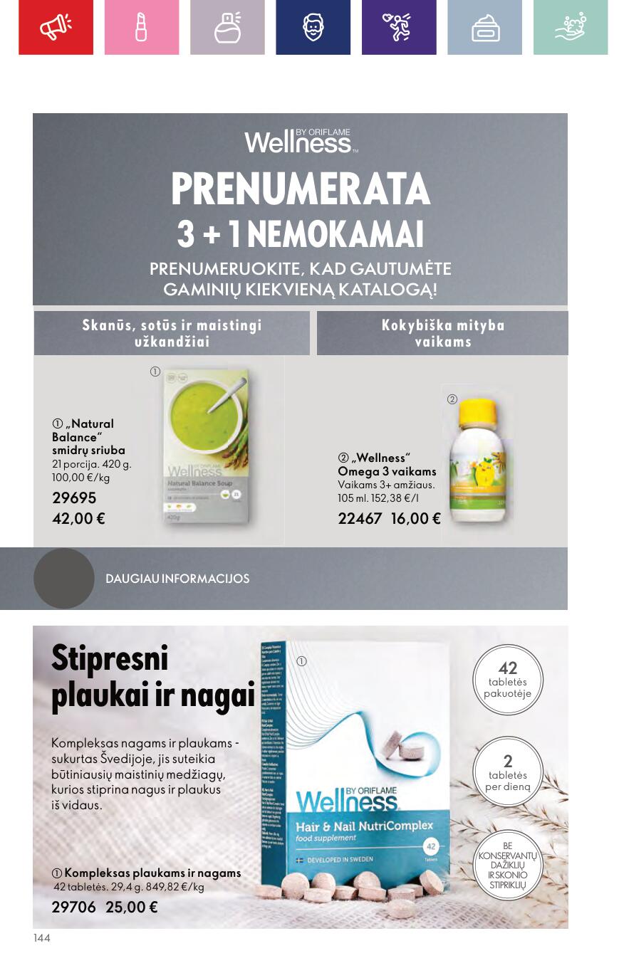 Naujas ORIFLAME katalogas galioja 2023.09.13 - 2023.10.03