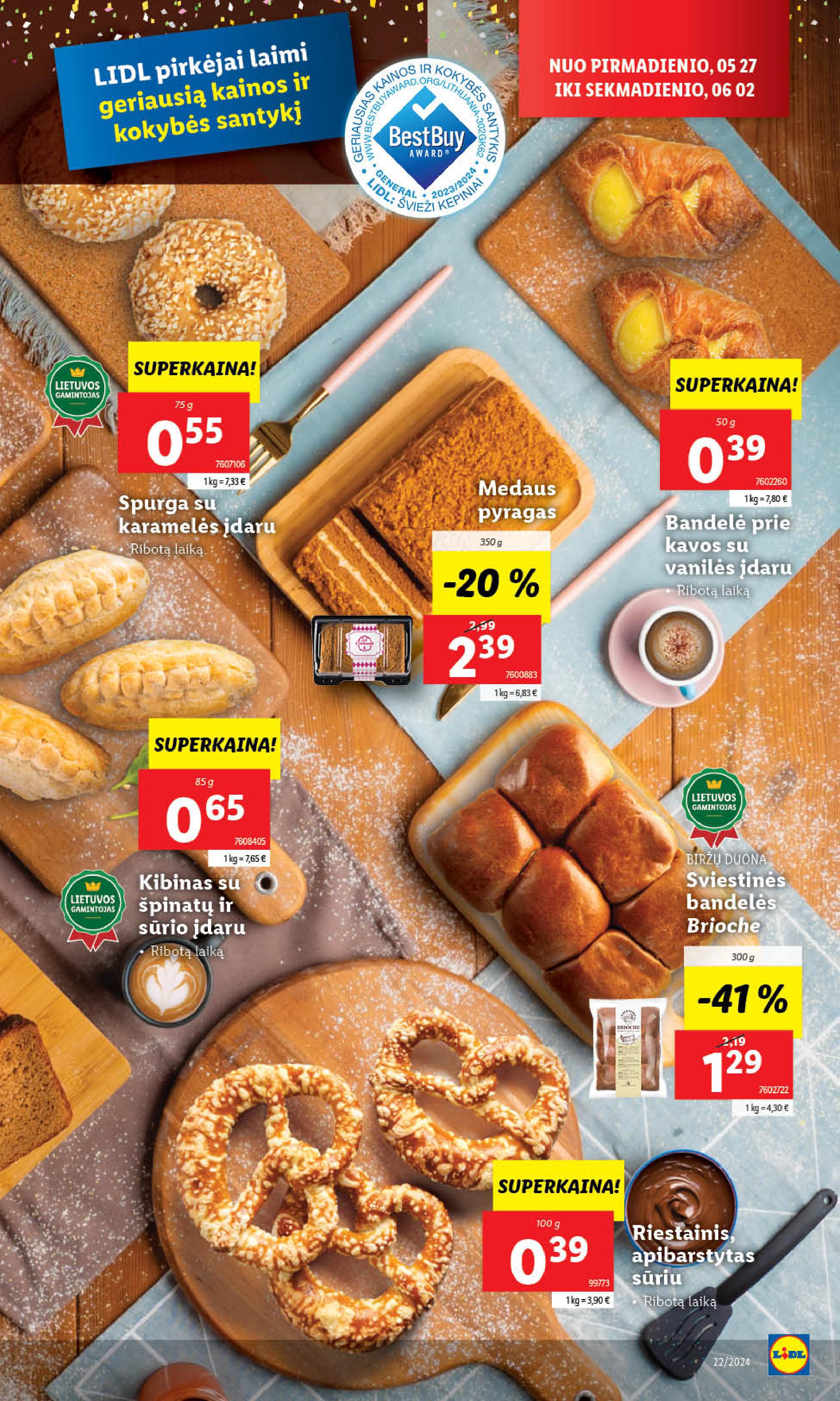 Naujausias LIDL kaininis katalogas 2024.05.27 - 2024.06.02