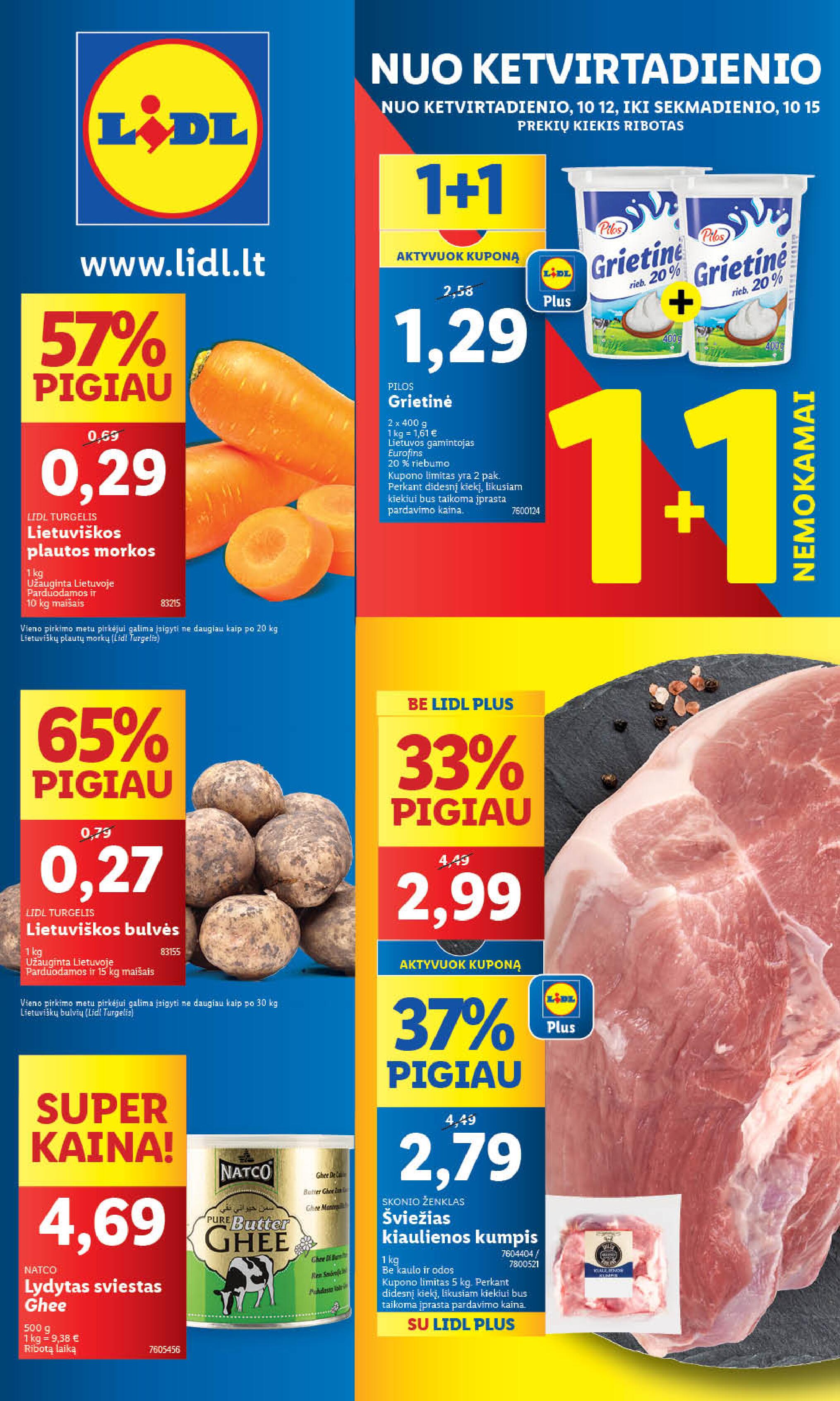 Naujausias LIDL kaininis katalogas 2023.10.09 - 2023.10.15