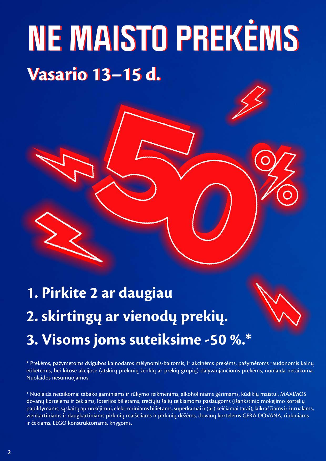 Naujausias MAXIMA kaininis katalogas 2026.02.10 - 2026.02.16