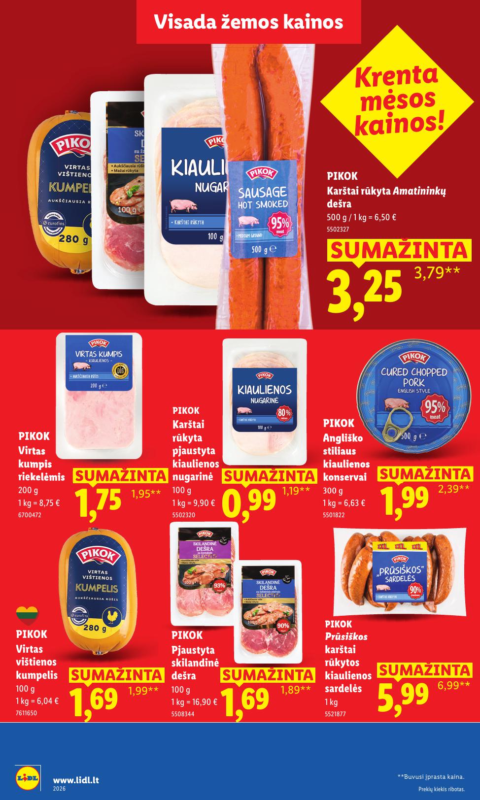 LIDL nuolaidų katalogas "Nr.1 Pažadas Jums"