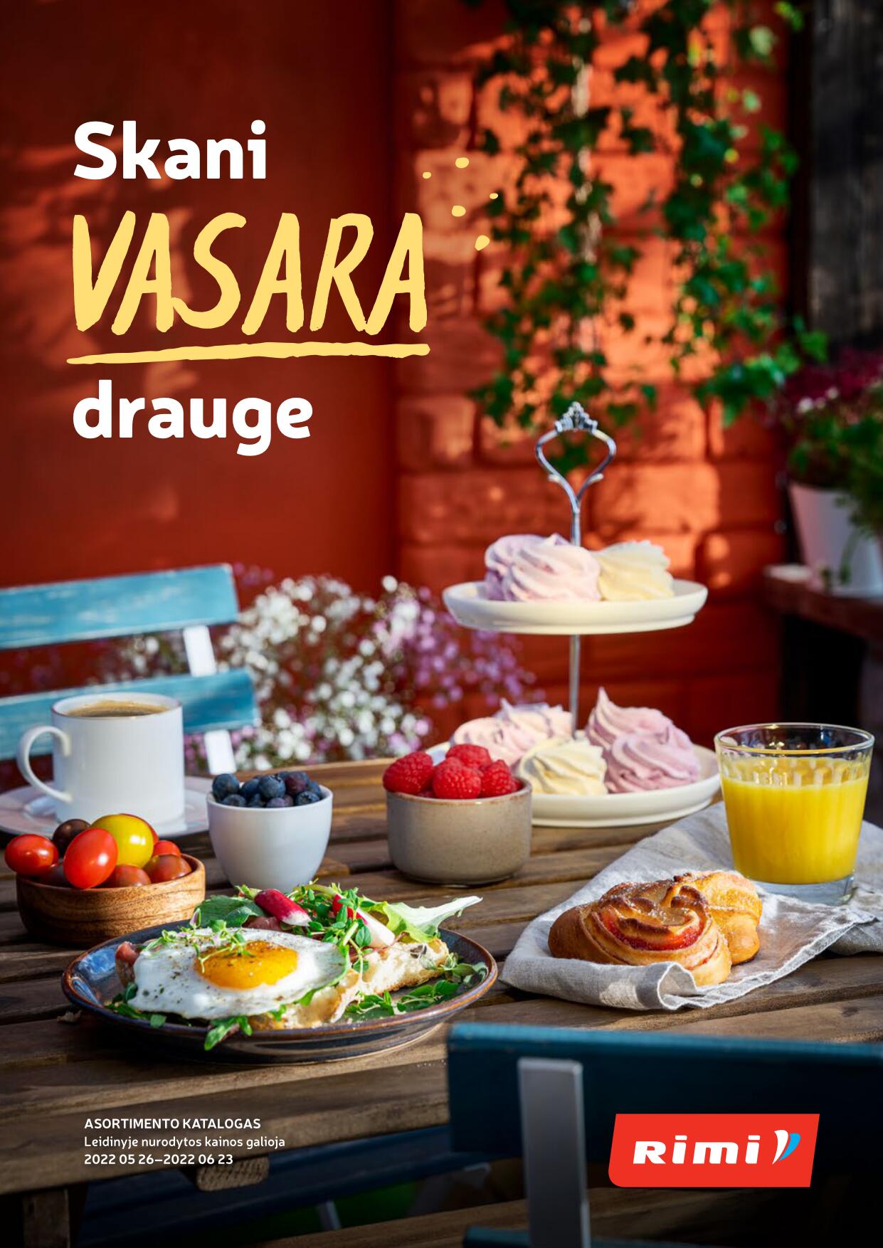 RIMI asortimento katalogas "Skani vasara drauge" 2022.05.31 - 2022.06.23